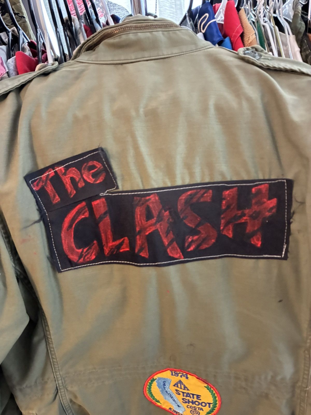 Vintage Vintage 1970’s The Clash US Army field jacket Size US S / EU 44-46 / 1 - 2 Thumbnail