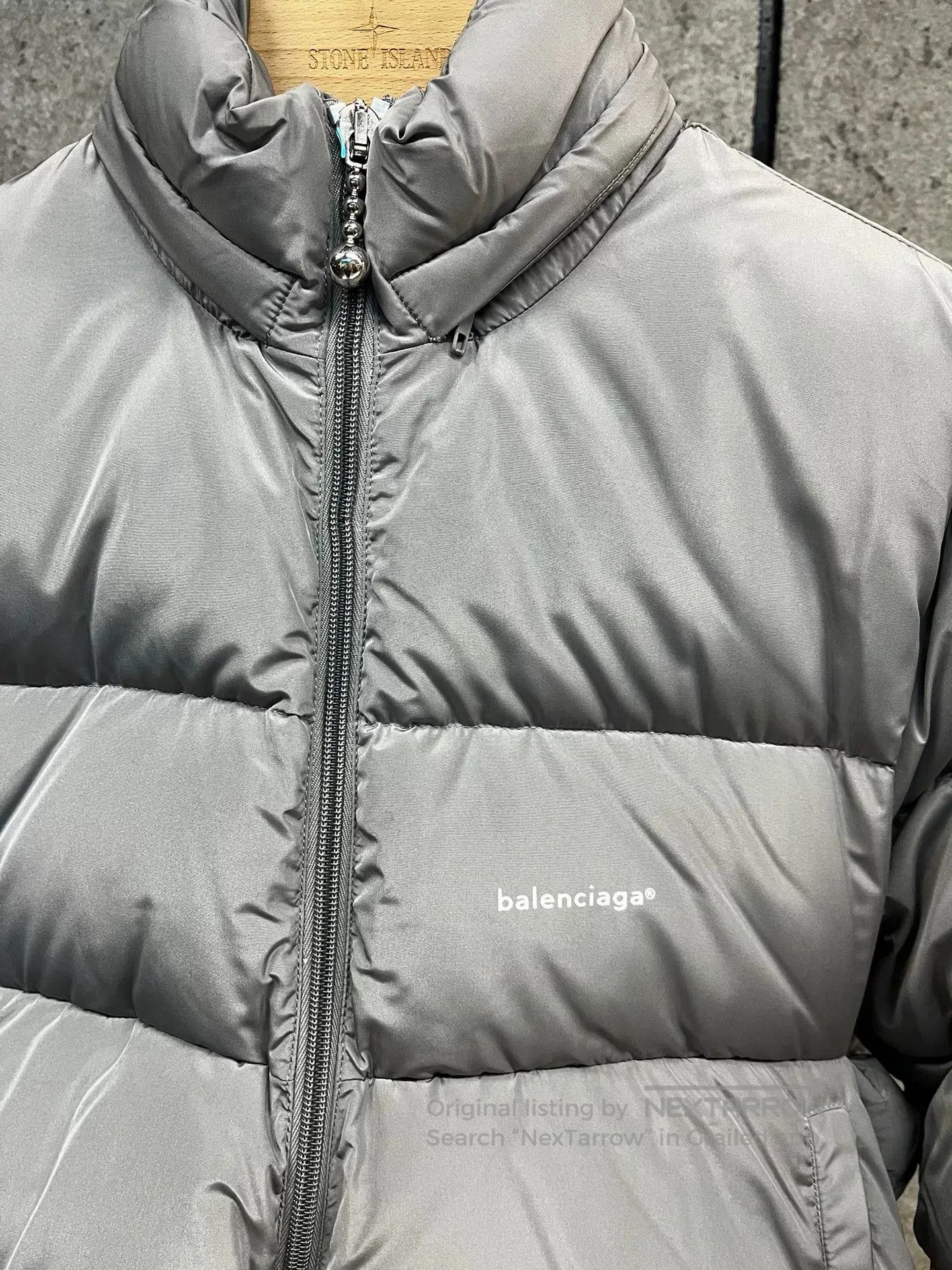 Balenciaga Balenciaga Gray Down Jacket Size 44. Size US S / EU 44-46 / 1 - 2 Thumbnail