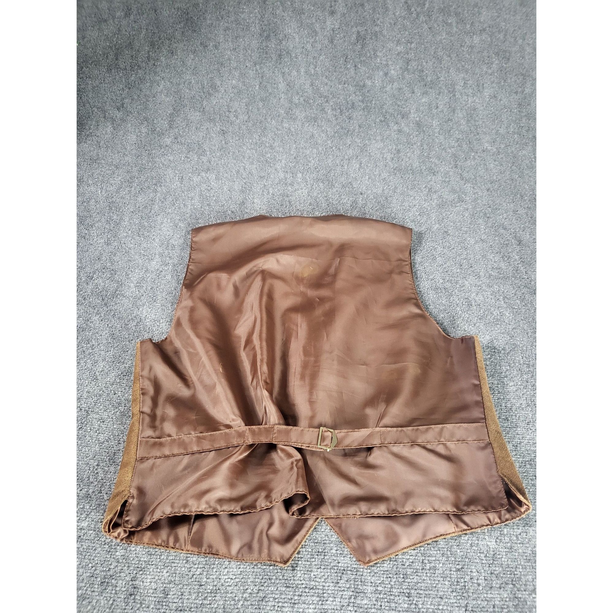John Ashford Vintage John Ashford Sport Western Suede Leather Vest Men Sz Size US L / EU 52-54 / 3 - 9 Thumbnail