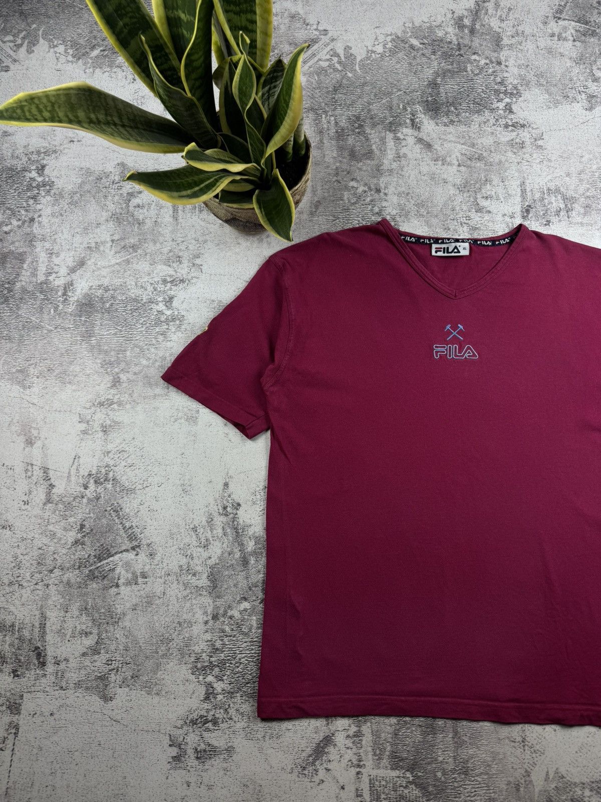 Fila West Ham 1999 2001 Fila Vintage Red Cotton XLarge Soccer Football T Shirt Jersey Size US XL / EU 56 / 4 - 3 Thumbnail