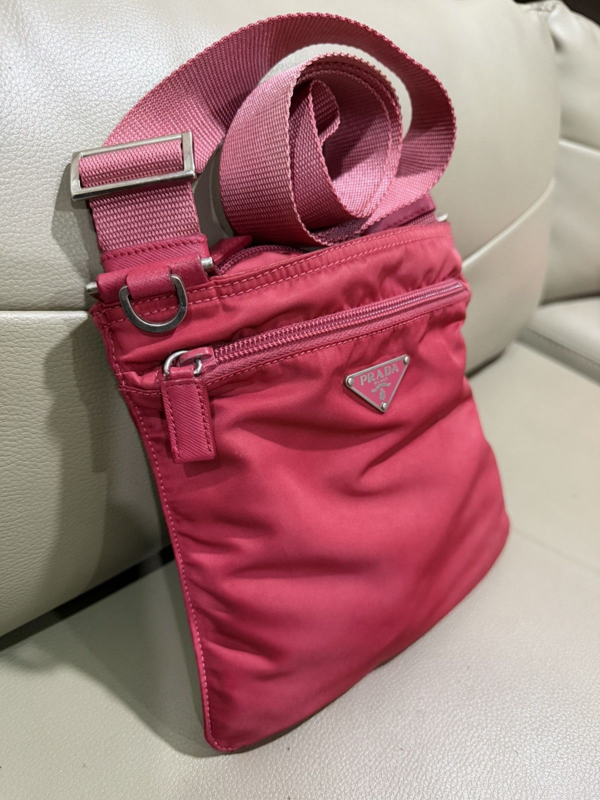 Prada Authentic Prada Tessuto Nyalon Sling Bag Size ONE SIZE - 3 Thumbnail