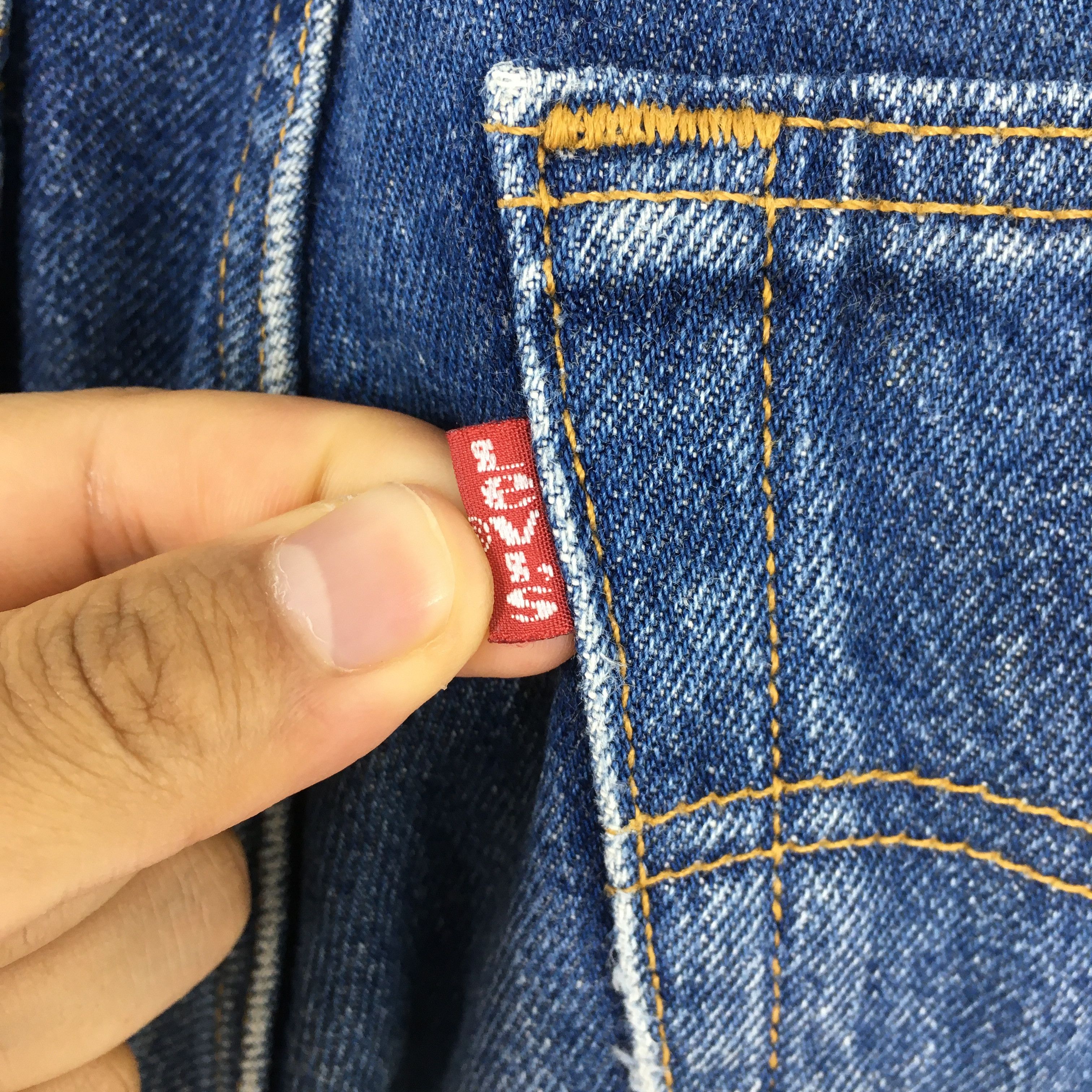 Levi's Size 24x27 Vintage 80s Levi's 501 Faded Blue Jeans S839 Size 24" / US 00 / IT 34 - 12 Thumbnail