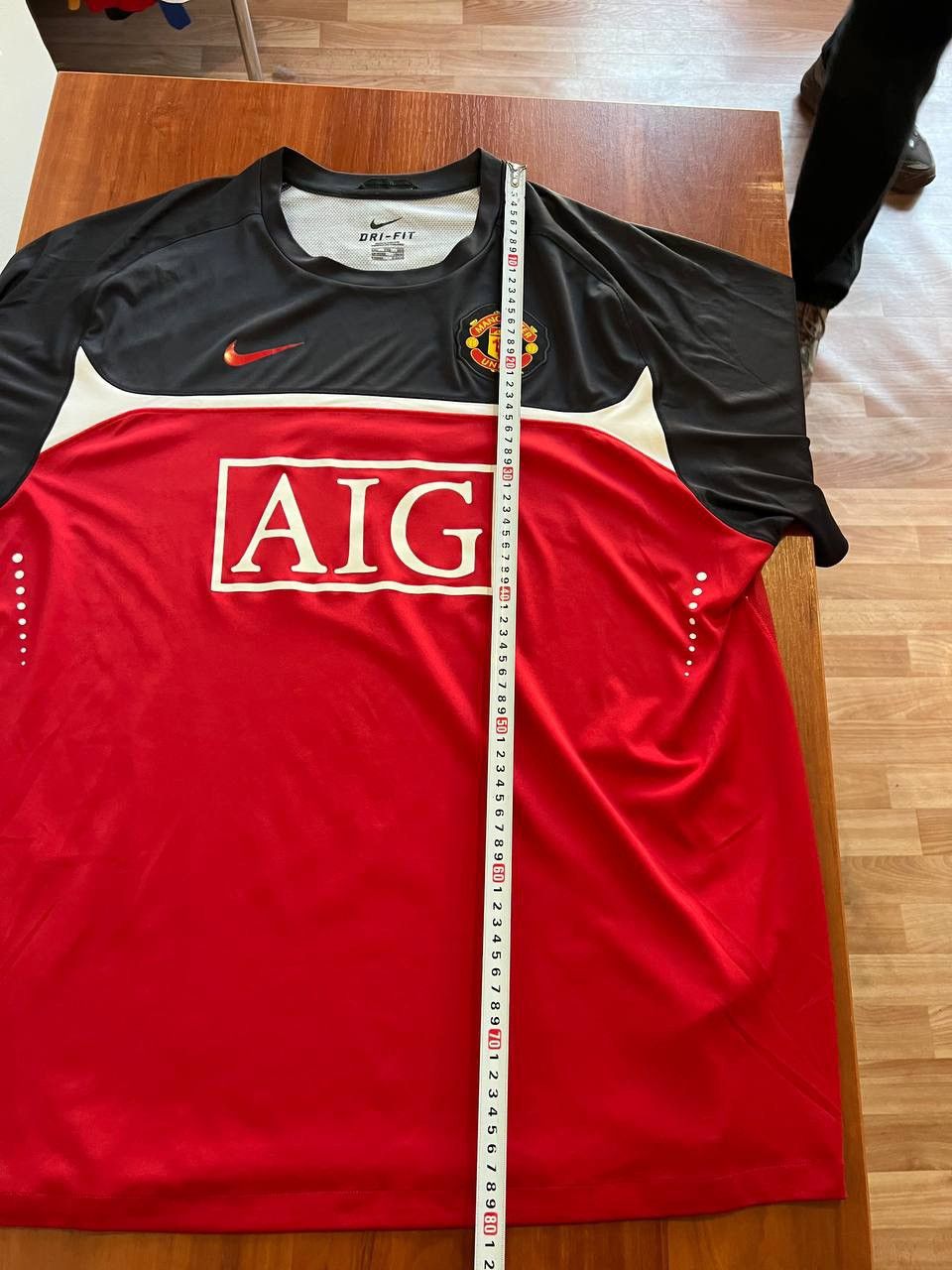 Nike 2010/11 MANCHESTER UNITED TRAINING SOCCER JERSEY SHIRT XXL Size US XXL / EU 58 / 5 - 15 Thumbnail