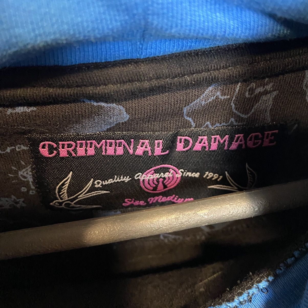 Criminal Damage Vintage Criminal Damage Ed Hardy style y2k opium hoodie Size M / US 6-8 / IT 42-44 - 7 Thumbnail