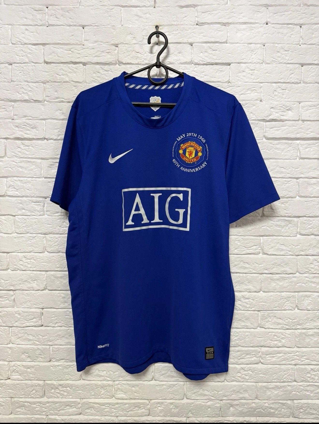 Nike Nike Manchester United 08/09 Third Jersey 40th Anniversary Size US L / EU 52-54 / 3 - 1 Thumbnail
