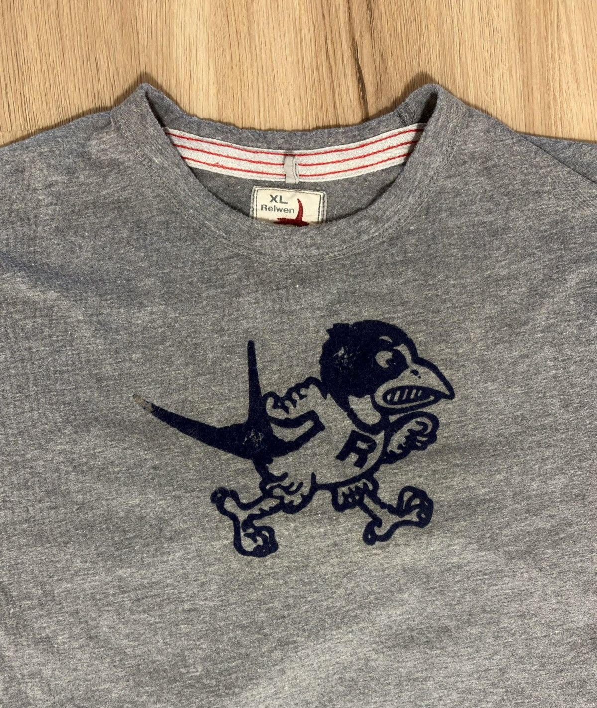 Relwen Relwen Barn Swallow Gray Crewneck T-shirt X-Large Size US XL / EU 56 / 4 - 2 Thumbnail