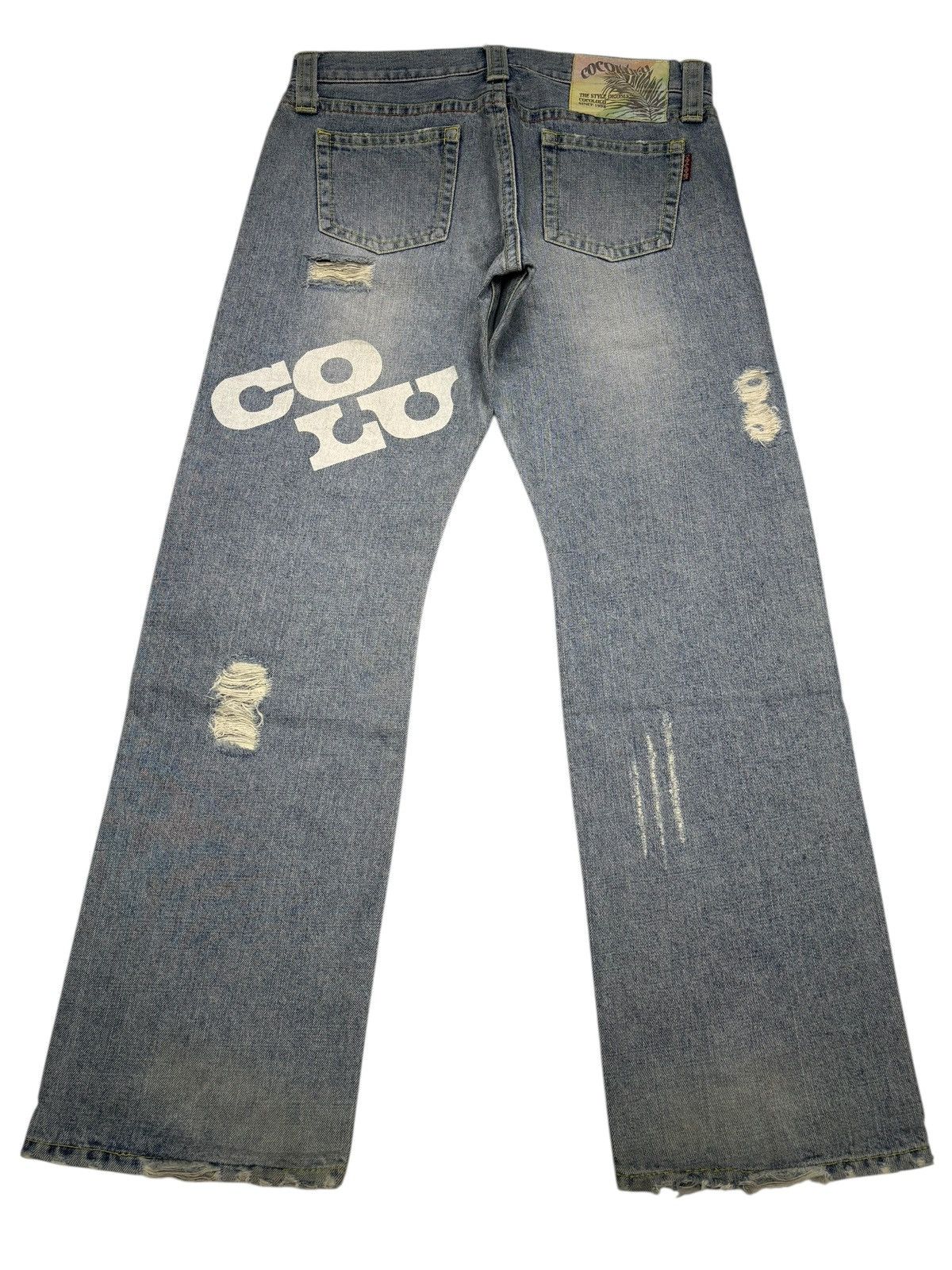 Acne Studios COCOLULU THRASHED DISTRESSED DENIM JEANS Size US 31 - 2 Thumbnail