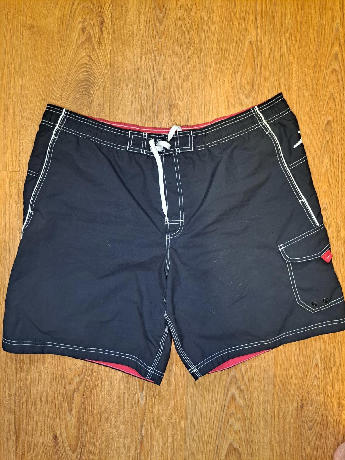 Speedo Speedo Swim Trunks Mens XL Gray Drawstring Size US 36 / EU 52 - 1 Thumbnail