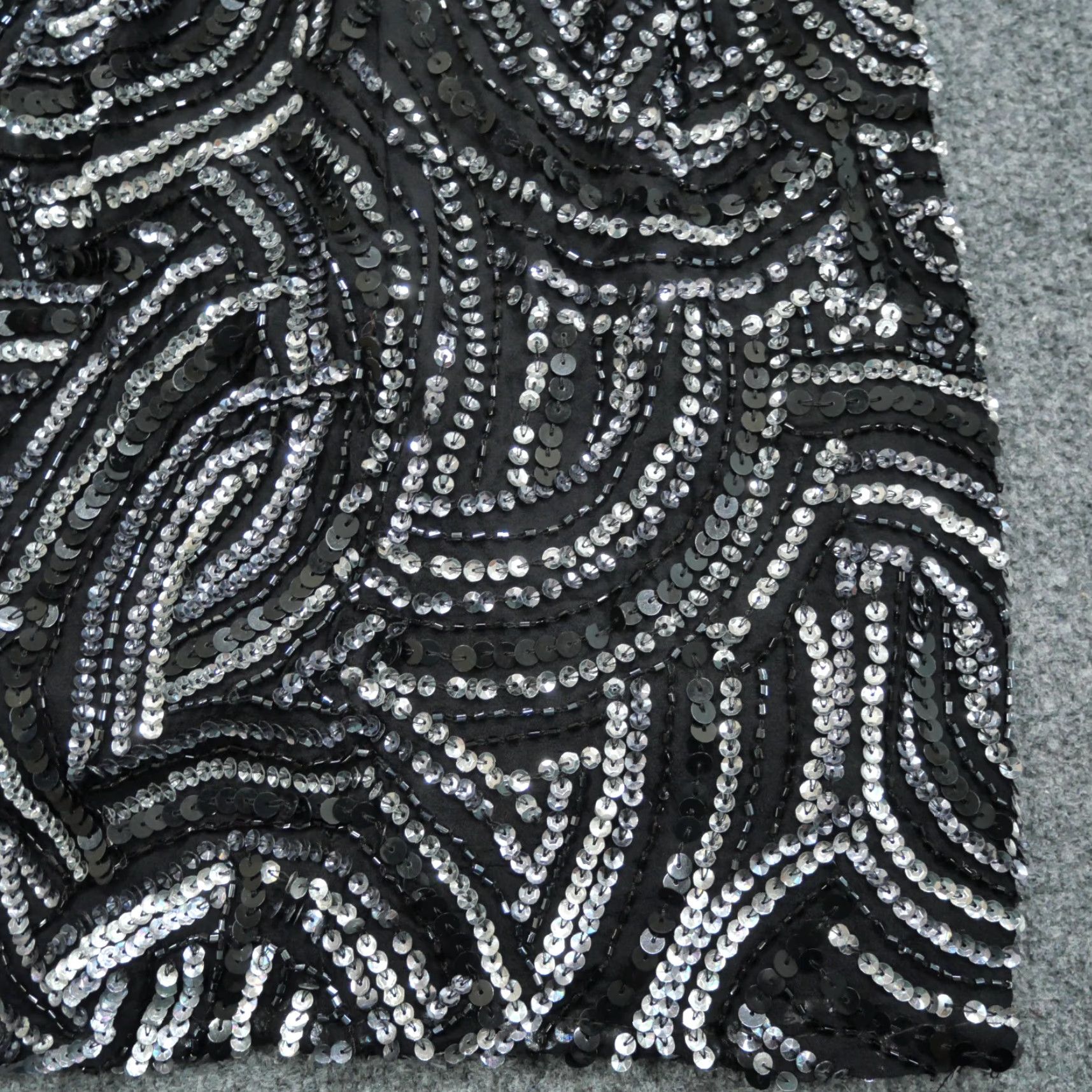 Vintage VINTAGE Scala Top Womens 0 Black Silk Sequin Shirt Strapless Blouse Puff Sleeve Casual Party/Cocktail Womens 0 Black Silk Sequin Size XS / US 0-2 / IT 36-38 - 8 Thumbnail