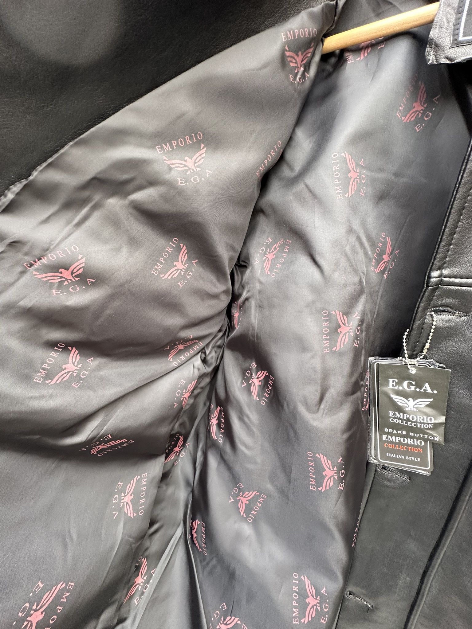 Other E.G.O. EMPORIO COLLECTION FAUX LEATHER NWT Size US L / EU 52-54 / 3 - 8 Thumbnail