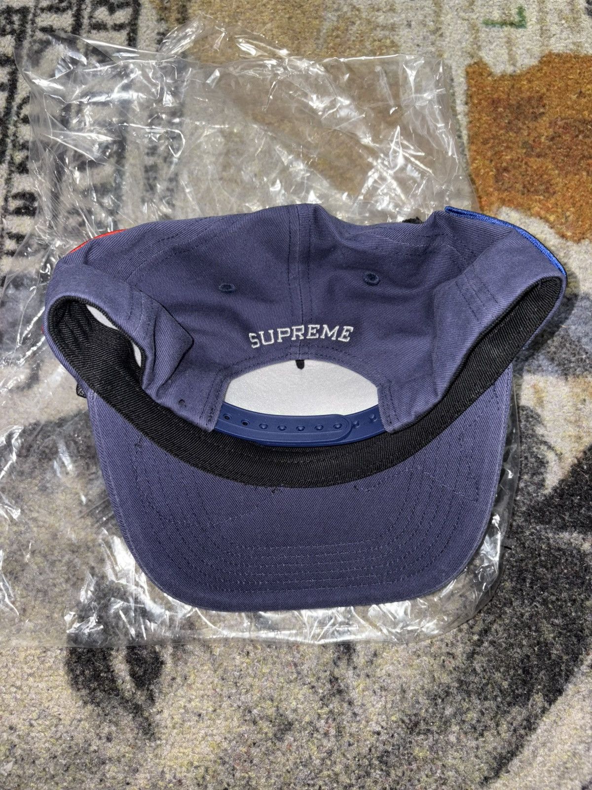 Supreme Supreme Patches 6-Panel Hat Navy | Grailed