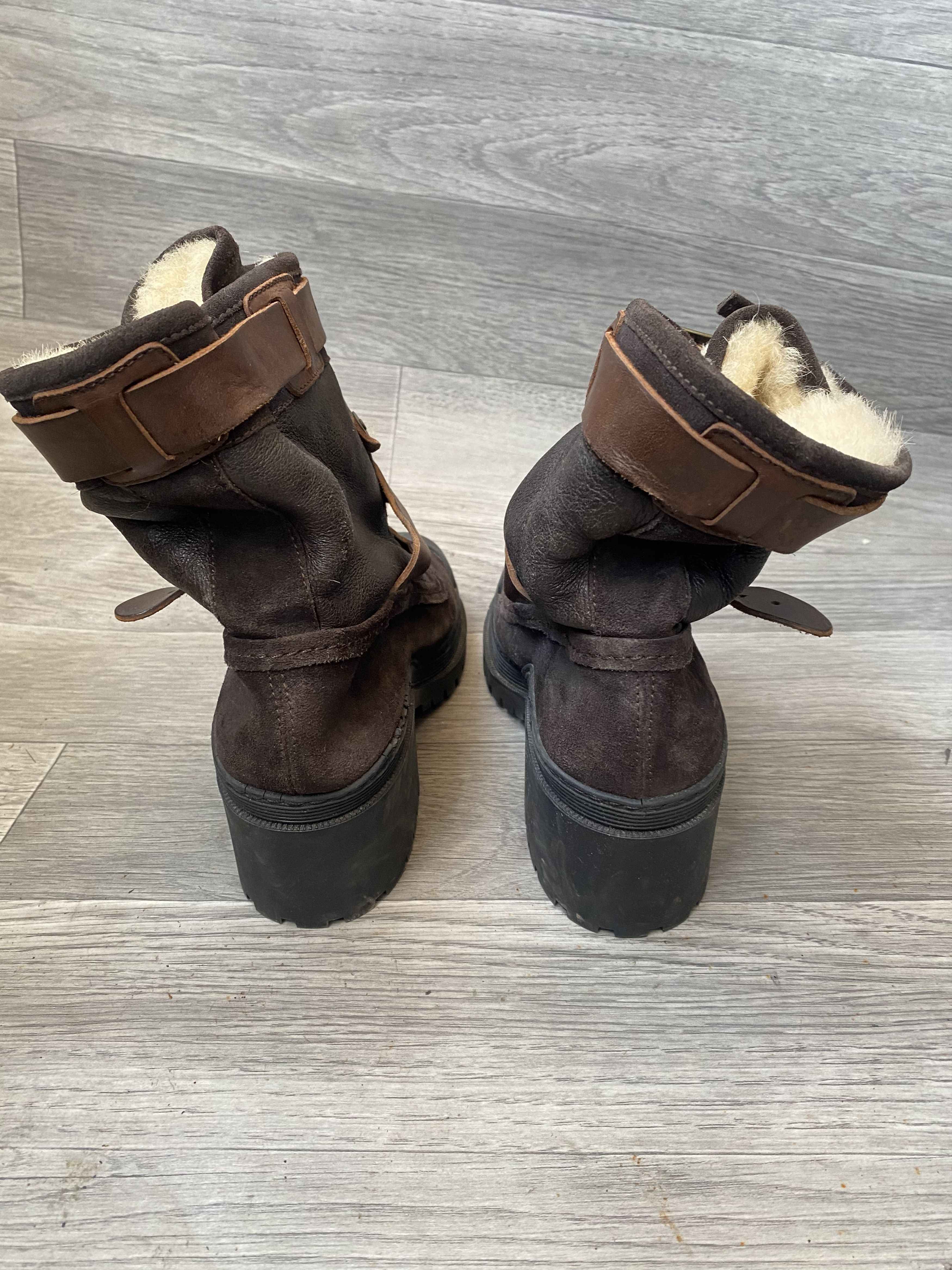 Burberry Burberry aviator duke fur lined suede boots Size US 8 / IT 38 - 6 Thumbnail