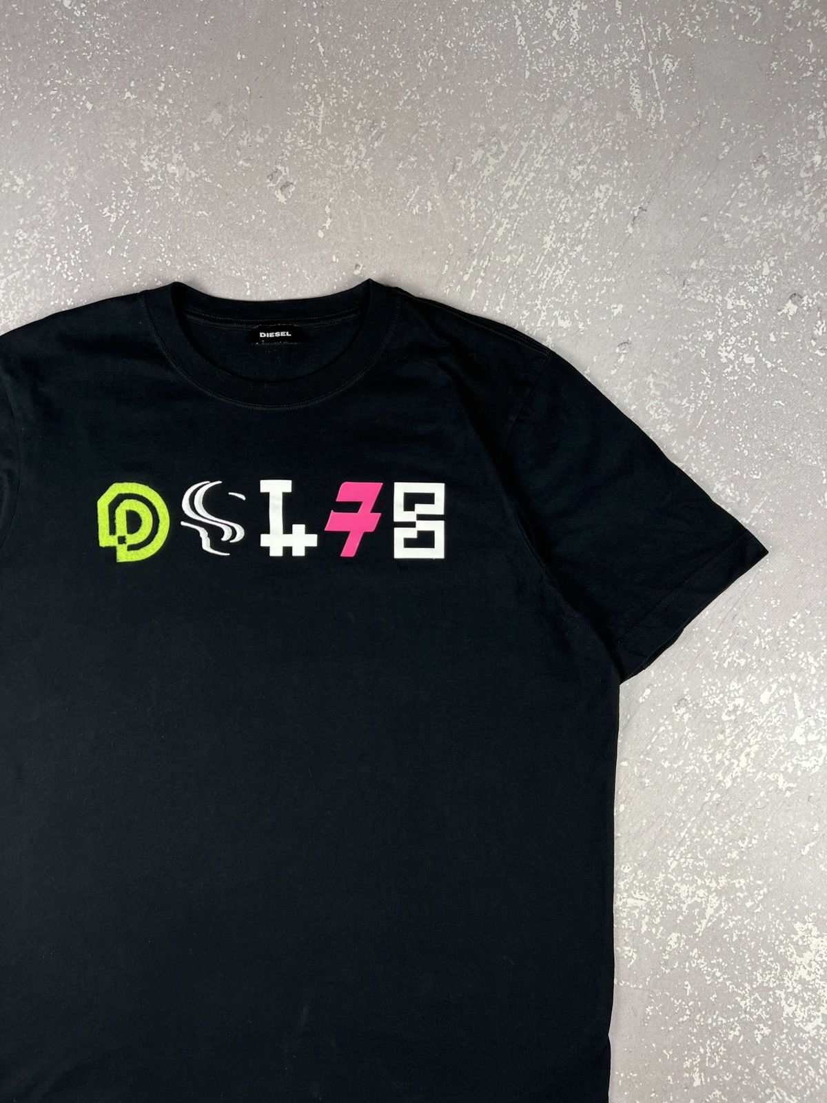Diesel Diesel Spell Out Logo Black T Shirt Mens Large Size US L / EU 52-54 / 3 - 2 Thumbnail