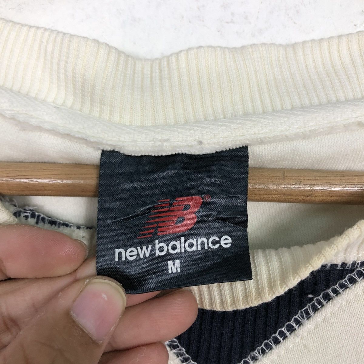 Japanese Brand 🔥VINTAGE SWEATSHIRT NEW BALANCE BIG LOGO Size US M / EU 48-50 / 2 - 16 Thumbnail