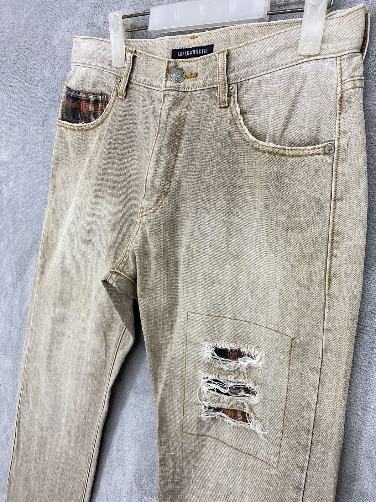 Japanese Brand × Vintage 🇯🇵WILD KHAKIS JAPANESE RARE DESIGN FASHION STYLE Size US 31 - 3 Thumbnail