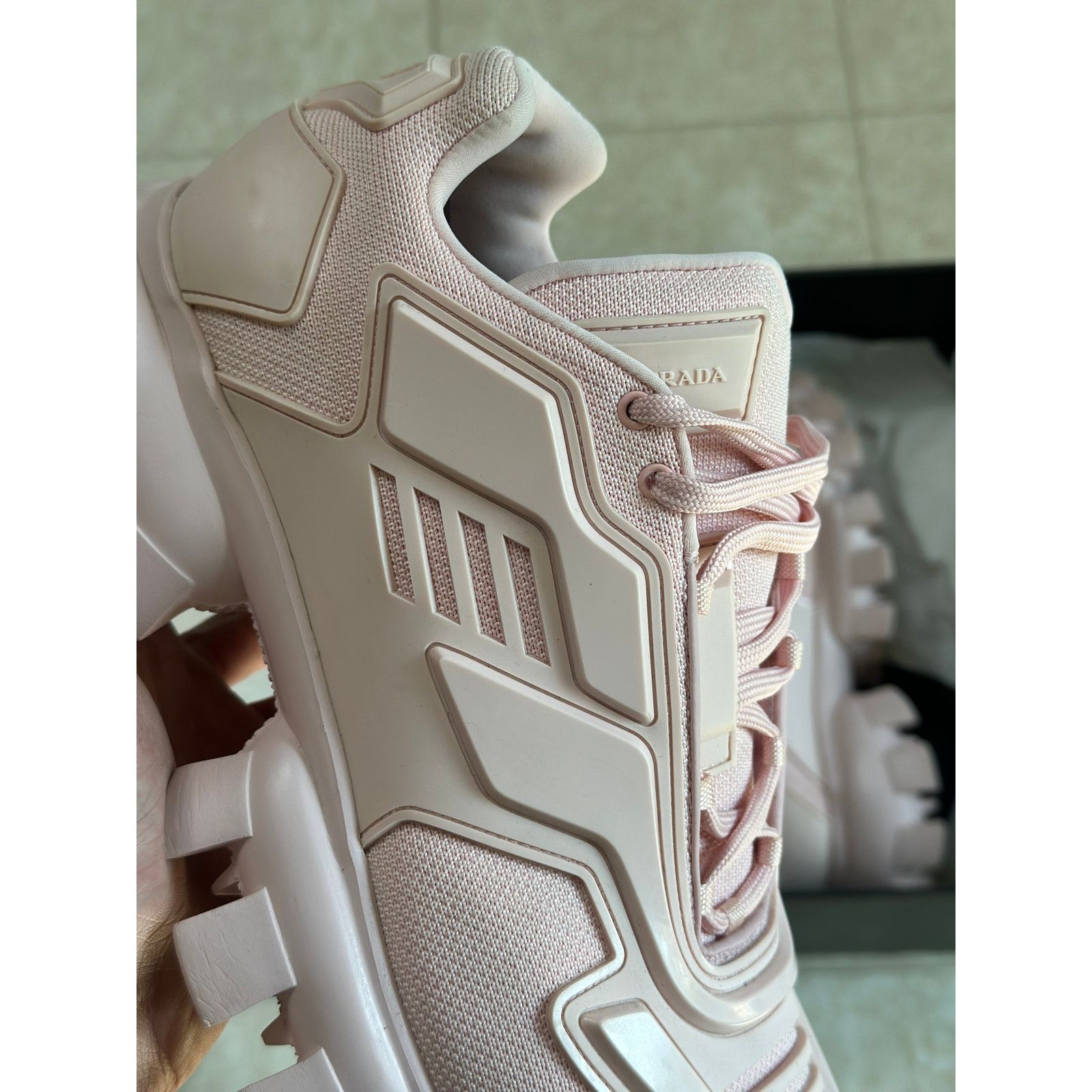Prada Size 10.5 - Prada Cloudbust Pink Sneakers Size US 10.5 / EU 43-44 - 2 Thumbnail