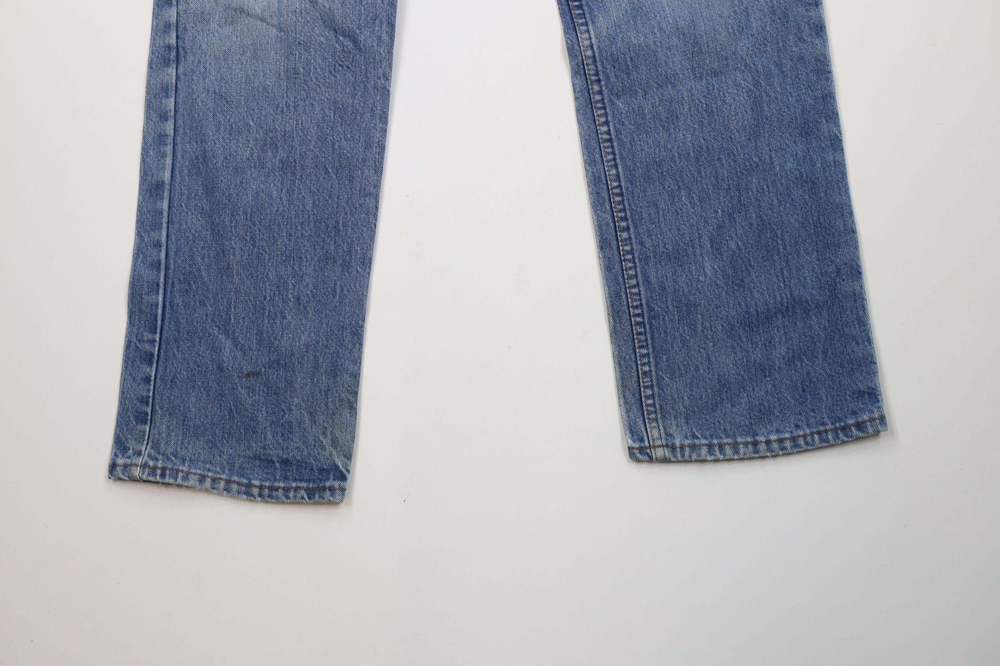 Vintage Vintage 70s Streetwear Straight Leg Denim Jeans Blue Cotton Size US 32 / EU 48 - 4 Thumbnail