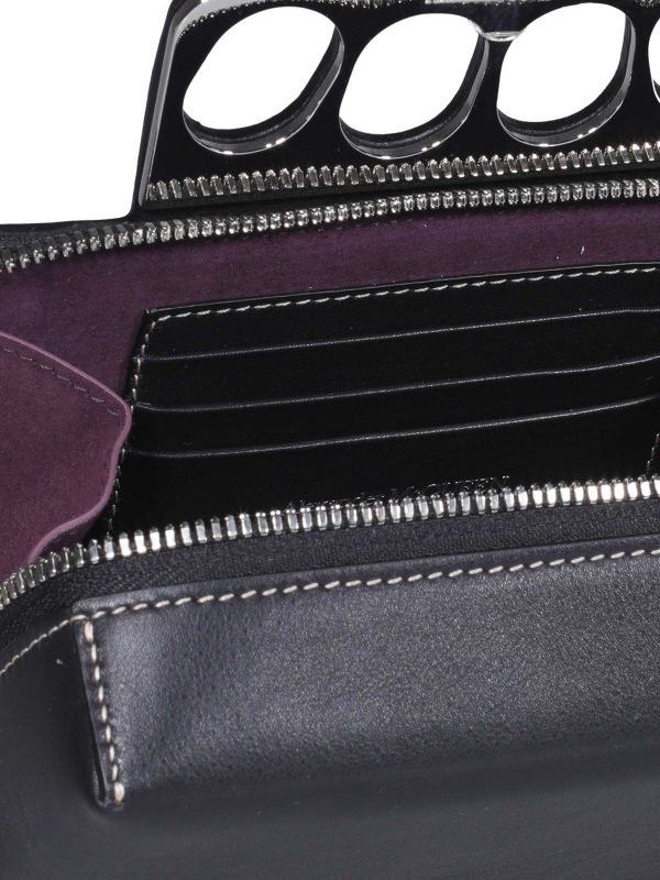 Alexander McQueen o1w1db10725 Size: OS/The Grip Mini Bag in Black Size ONE SIZE - 4 Thumbnail