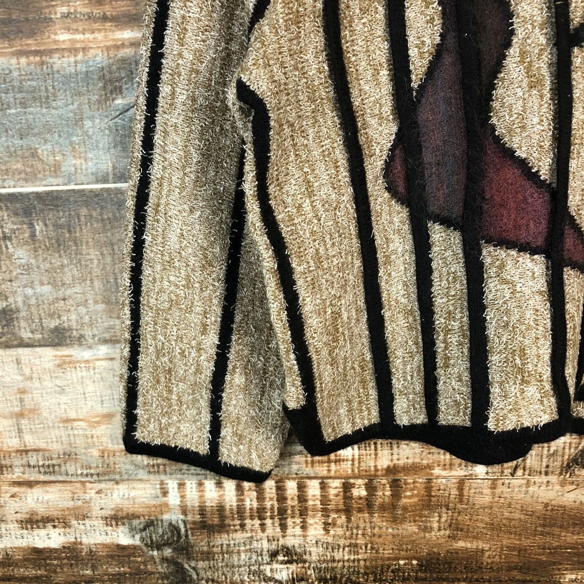 Homespun Knitwear × Japanese Brand × Vintage Japanese Brand Brown vintage Knitwear #A1312 Size S / US 4 / IT 40 - 7 Thumbnail