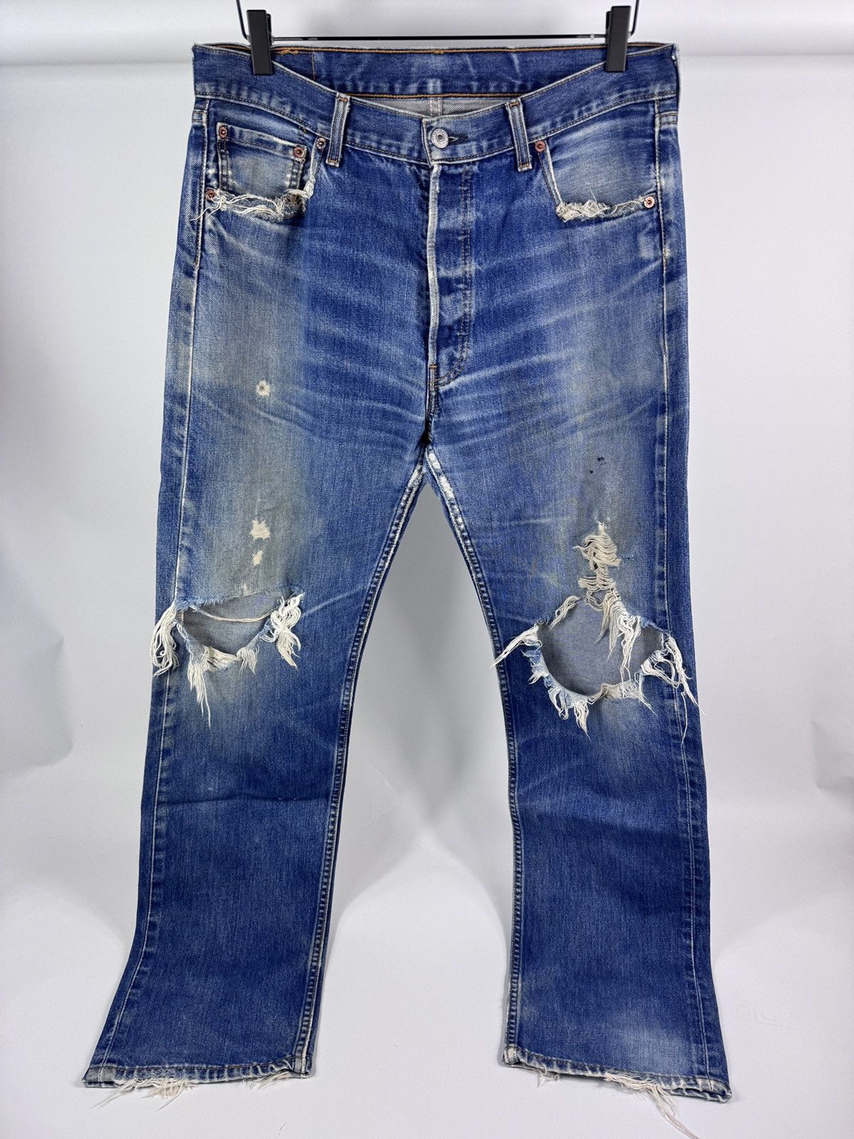 Levi's DISTRESSED VINTAGE DENIM JEANS Size US 36 / EU 52 - 1 Thumbnail