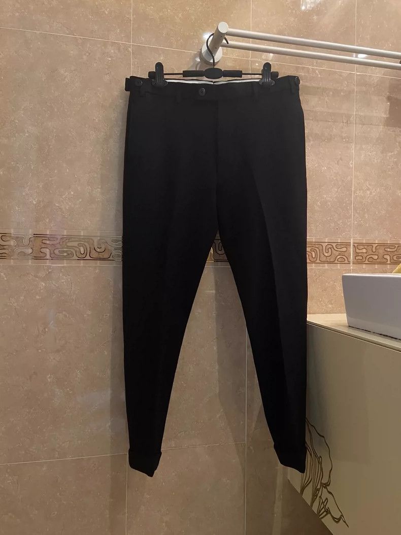 Visvim visvim size 2 15aw black wool trousers Size US 28 / EU 44 - 1 Thumbnail