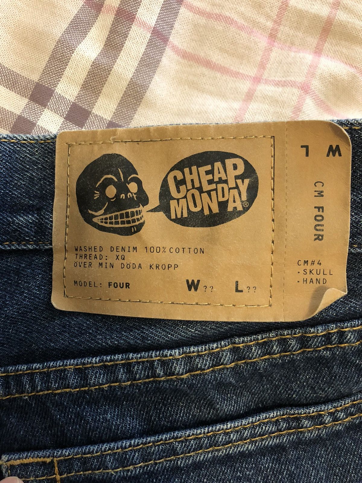 Cheap Monday Cheap Monday Four Rinse Wash Slim Jeans Size US 32 / EU 48 - 3 Thumbnail