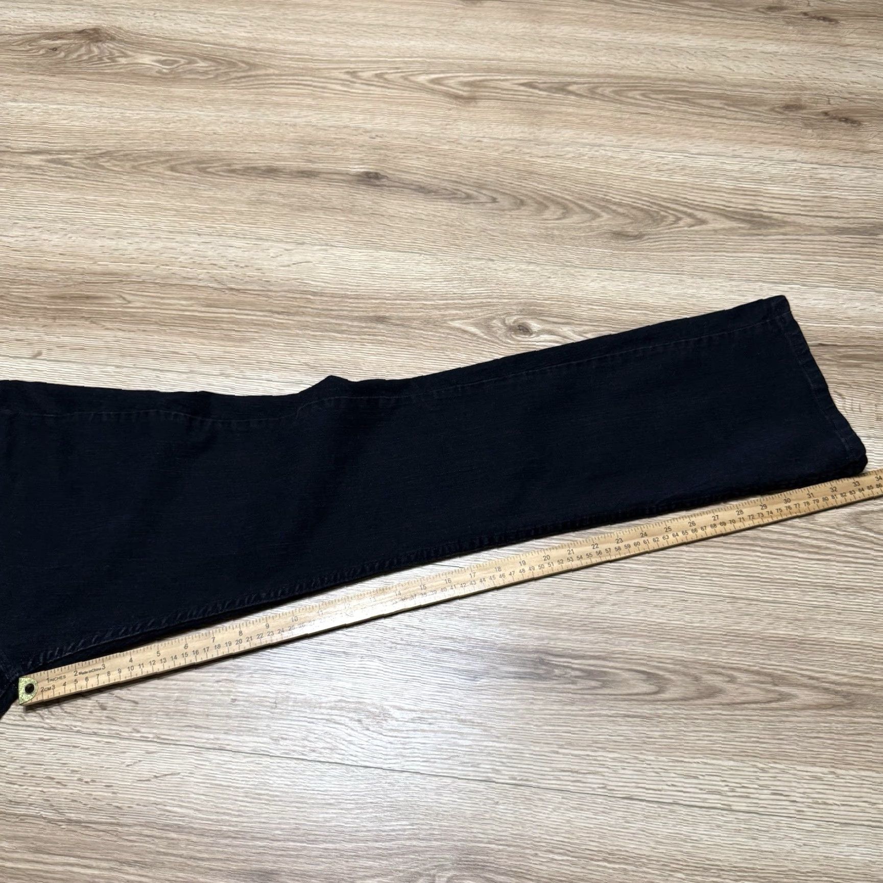 Lee Riders By Lee 130N480 Mid-rise Bootcut Black Jeans Womens 14L 33.5in Inseam Size 36" / US 14 / IT 50 - 7 Thumbnail