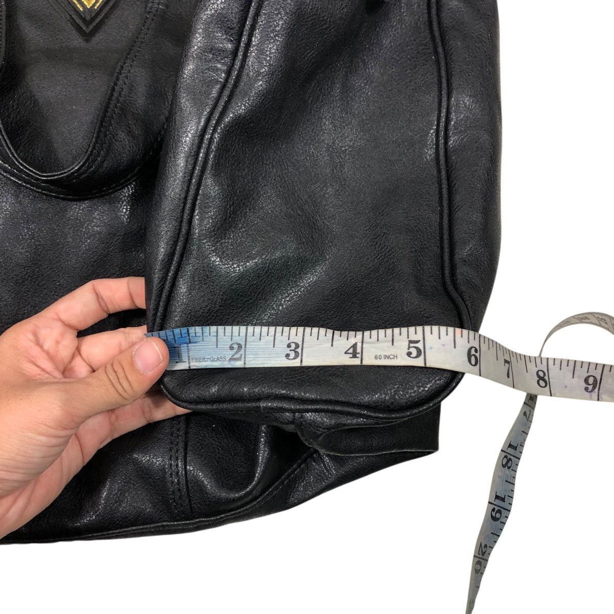 Genuine Leather 📌Vintage Soft Leather Bag Basaya Tro Issey Miyake Size ONE SIZE - 13 Thumbnail