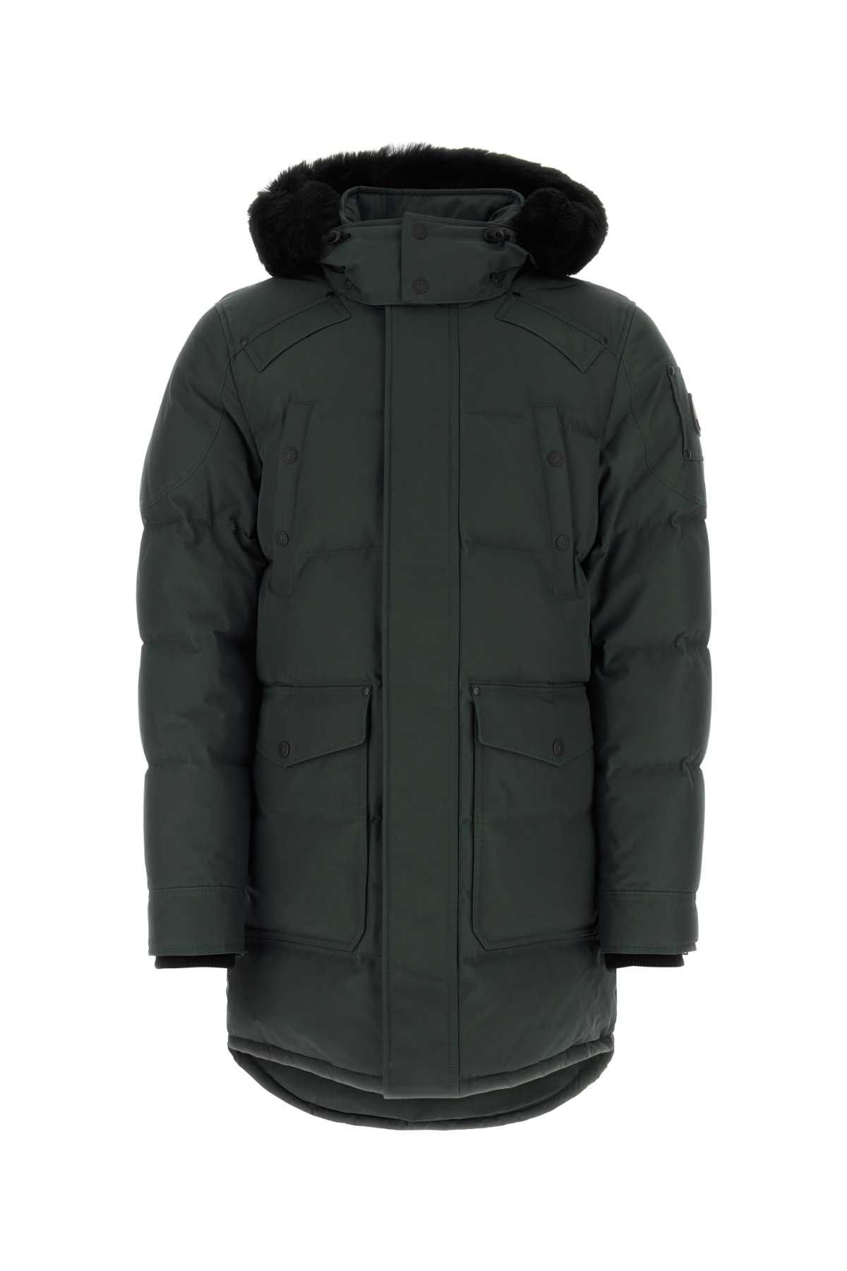 Moose Knuckles Dark Green Polyester Down Jacket | Grailed