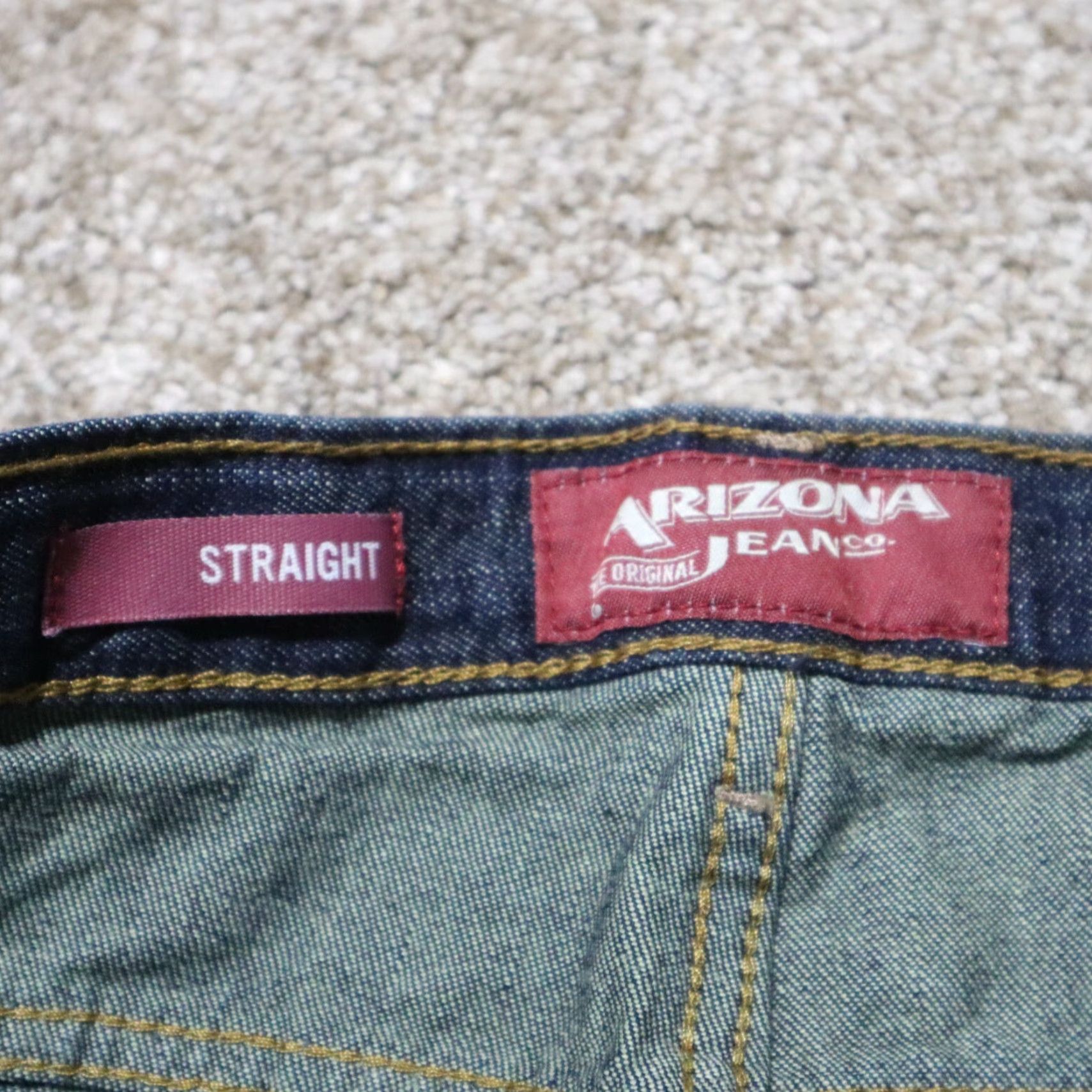 Vintage VINTAGE ARIZONA JEAN CO. Jeans Denim Blue Women's Size 16 5-Pocket Design Slim Straight Leg Jeans Advanced Flex 360 Size 38" / US 16 / IT 52 - 3 Thumbnail