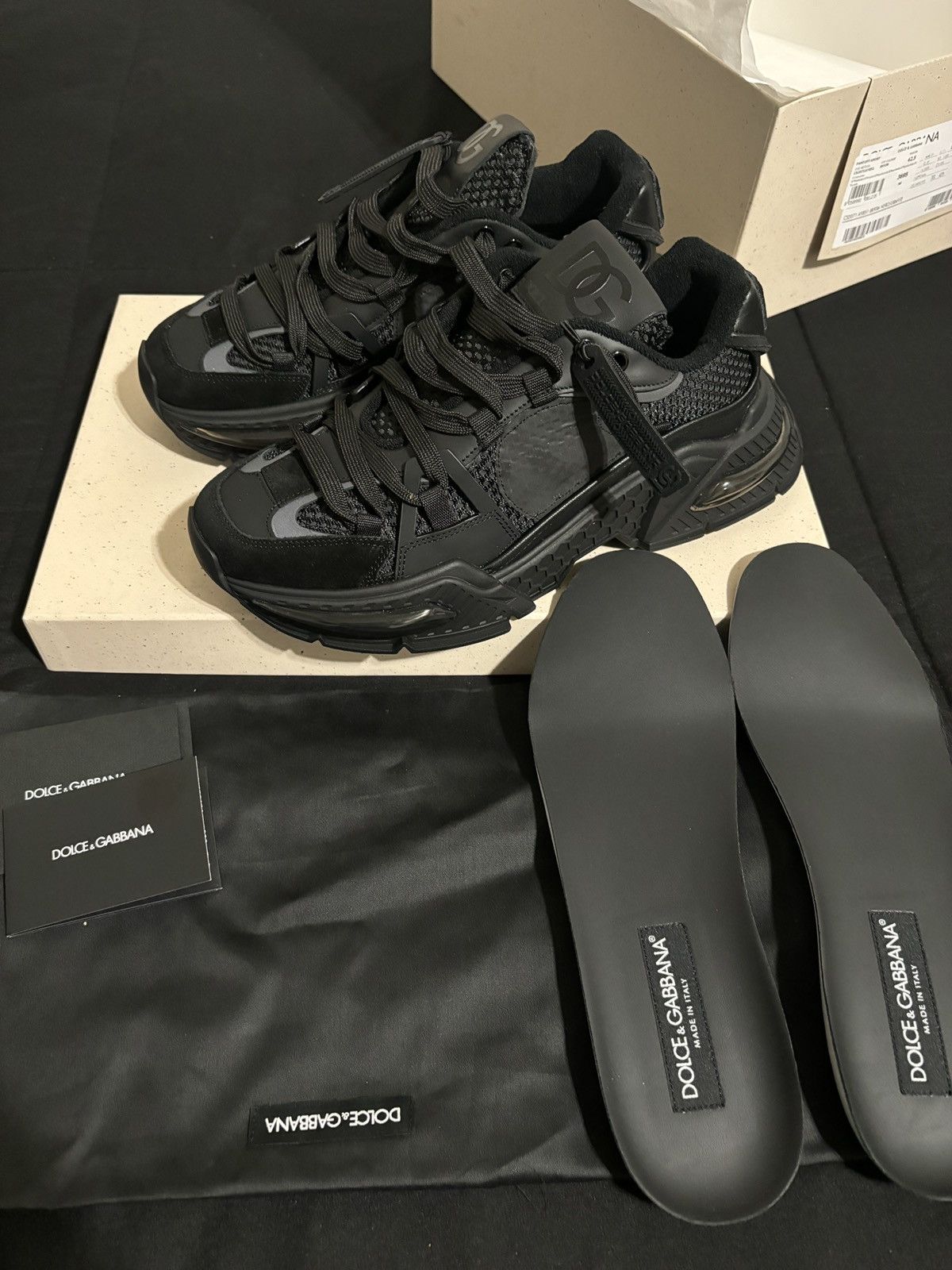 Dolce & Gabbana Dolce & Gabana airmaster black size 42.5/ 9.5 men Size US 9.5 / EU 42-43 - 1 Thumbnail