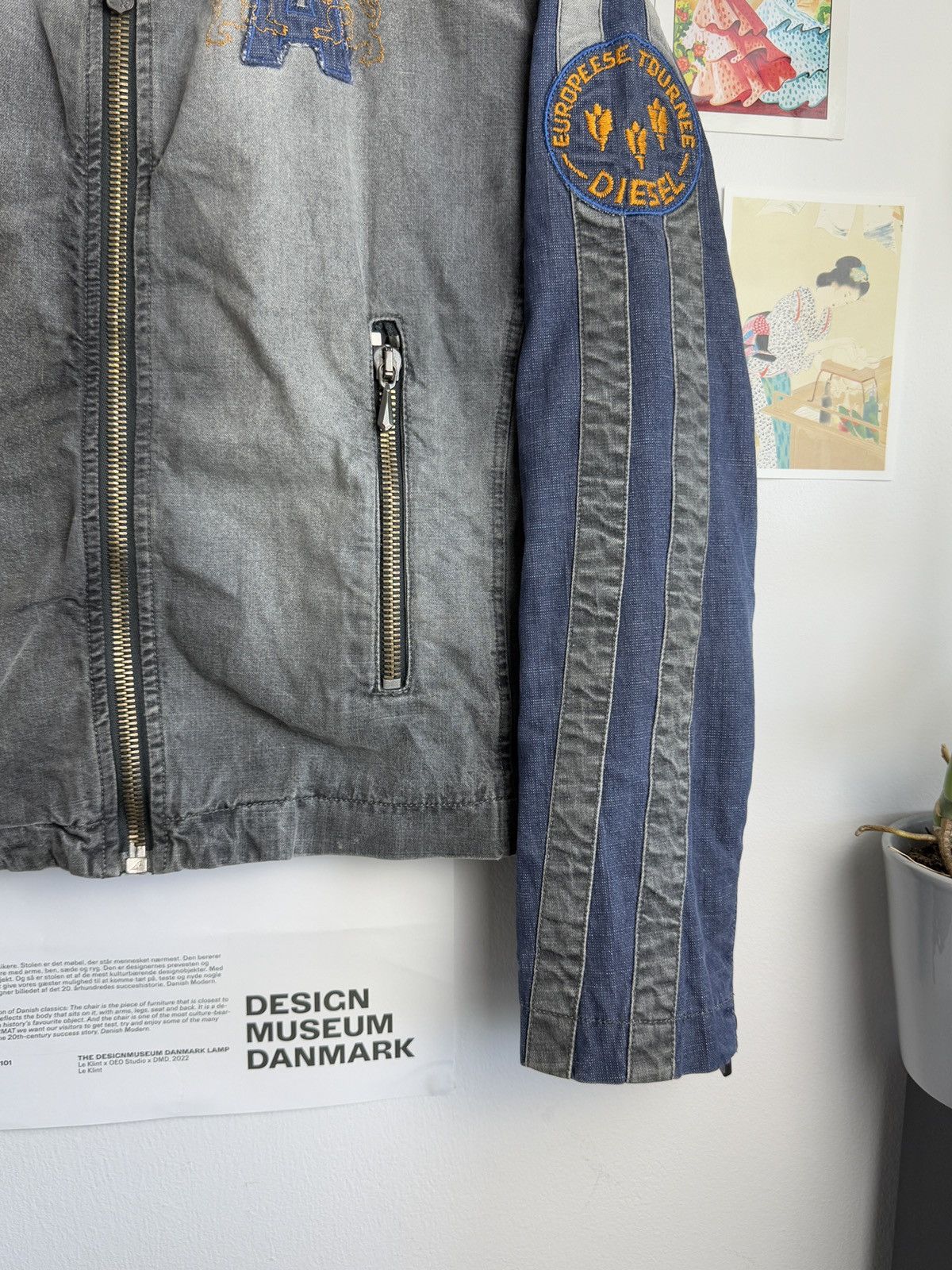 Diesel Vintage y2k Diesel cropped moto biker jacket S opium grunge Size S / US 4 / IT 40 - 7 Thumbnail