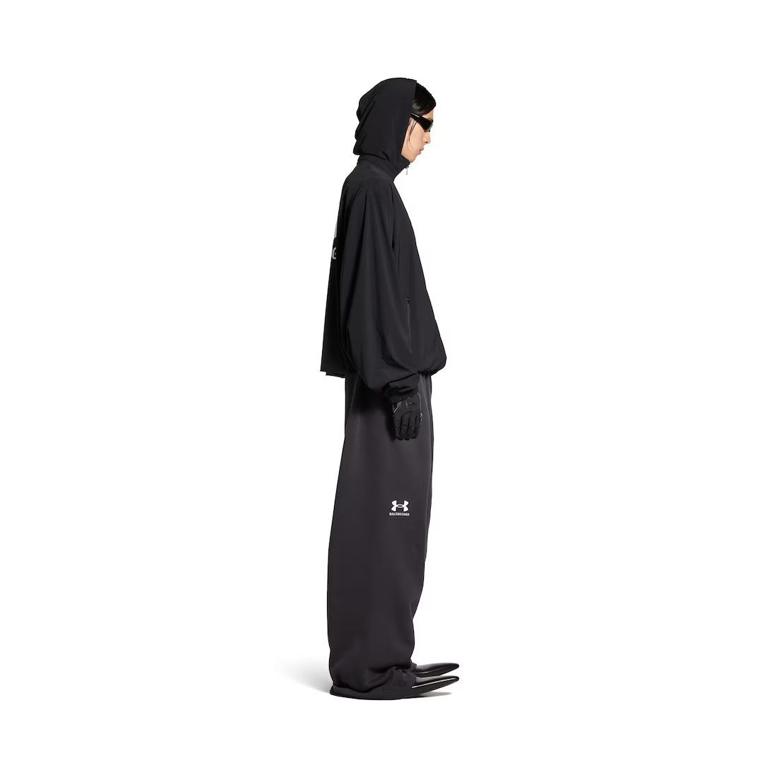 Balenciaga × Under Armour o1s1wg110425 Under Armour® Winbreaker Jacket in Black Size US S / EU 44-46 / 1 - 3 Thumbnail
