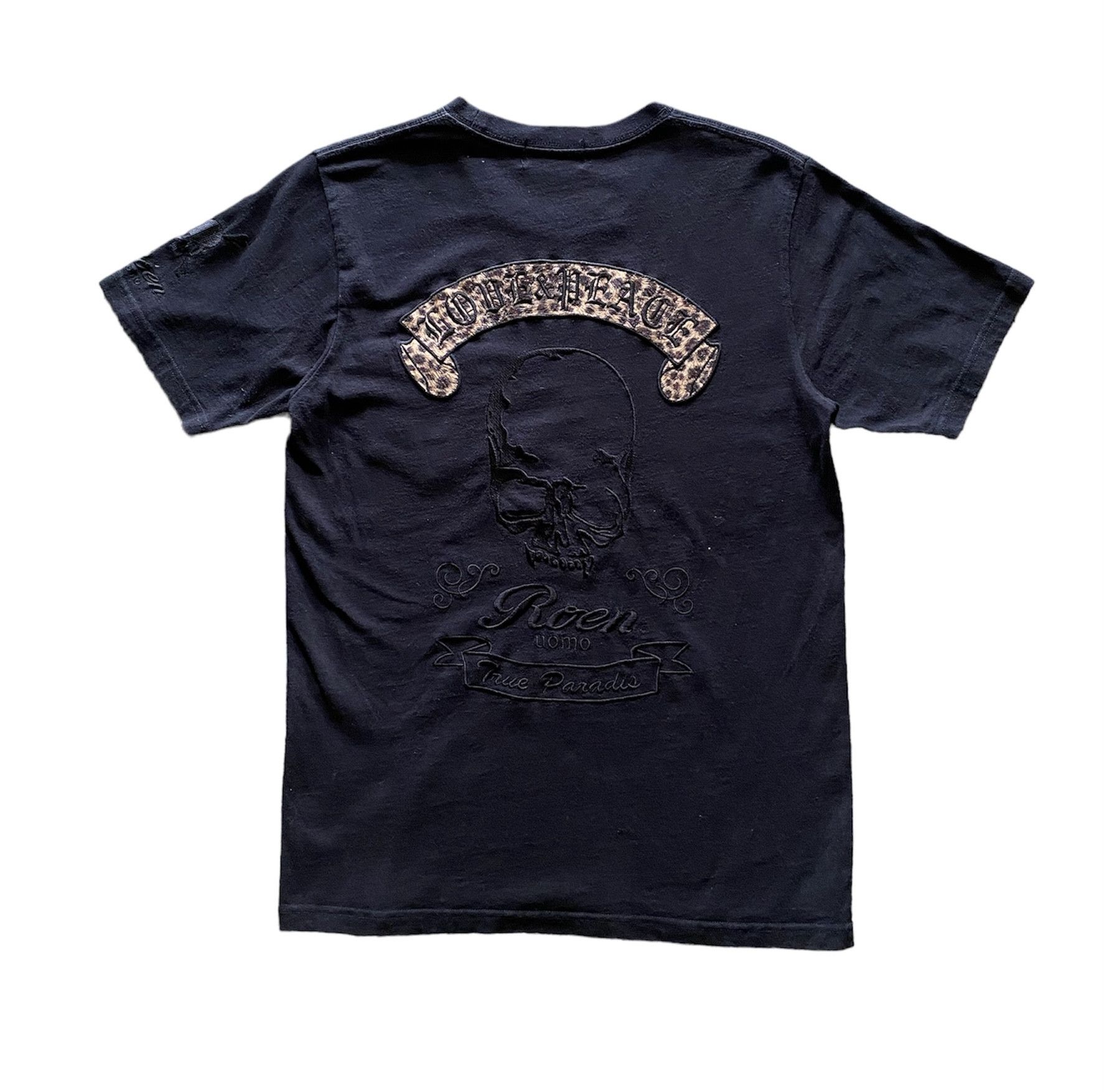 image of If Six Was Nine x Le Grande Bleu L G B Japanesee Brand Roen Skull Ifsixwasnine Lgb T Shirt in Black