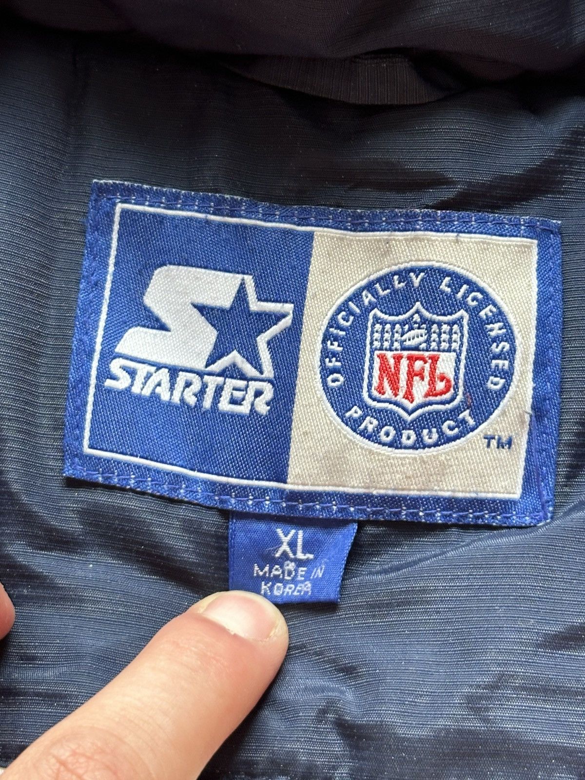 Starter Vintage Chicago Bears Starter Pro Line NFL Zip Puffer Jacket Size US XL / EU 56 / 4 - 8 Thumbnail