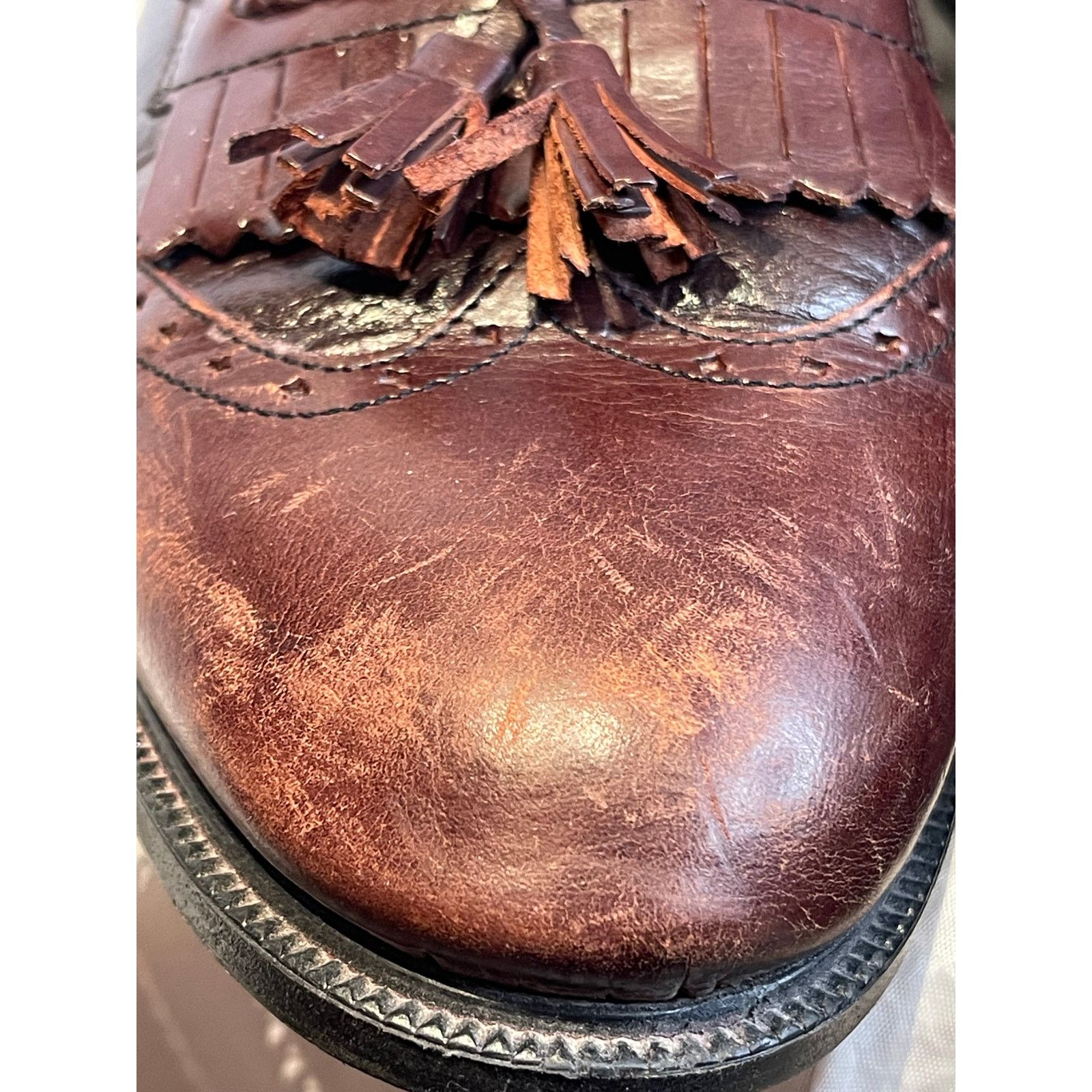 Stanley Blacker Stanley Blacker Brown Oxfords Men's Size 8.5 Made in Italy Size US 8.5 / EU 41-42 - 8 Thumbnail