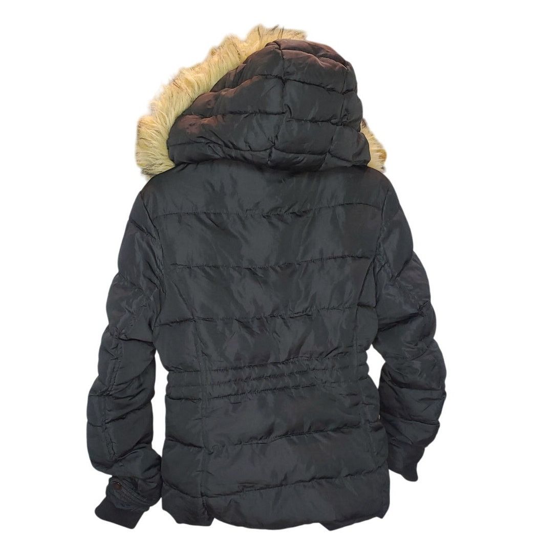 Other Special One Black Puffer Coat Hood Women’s Large Size L / US 10 / IT 46 - 3 Thumbnail