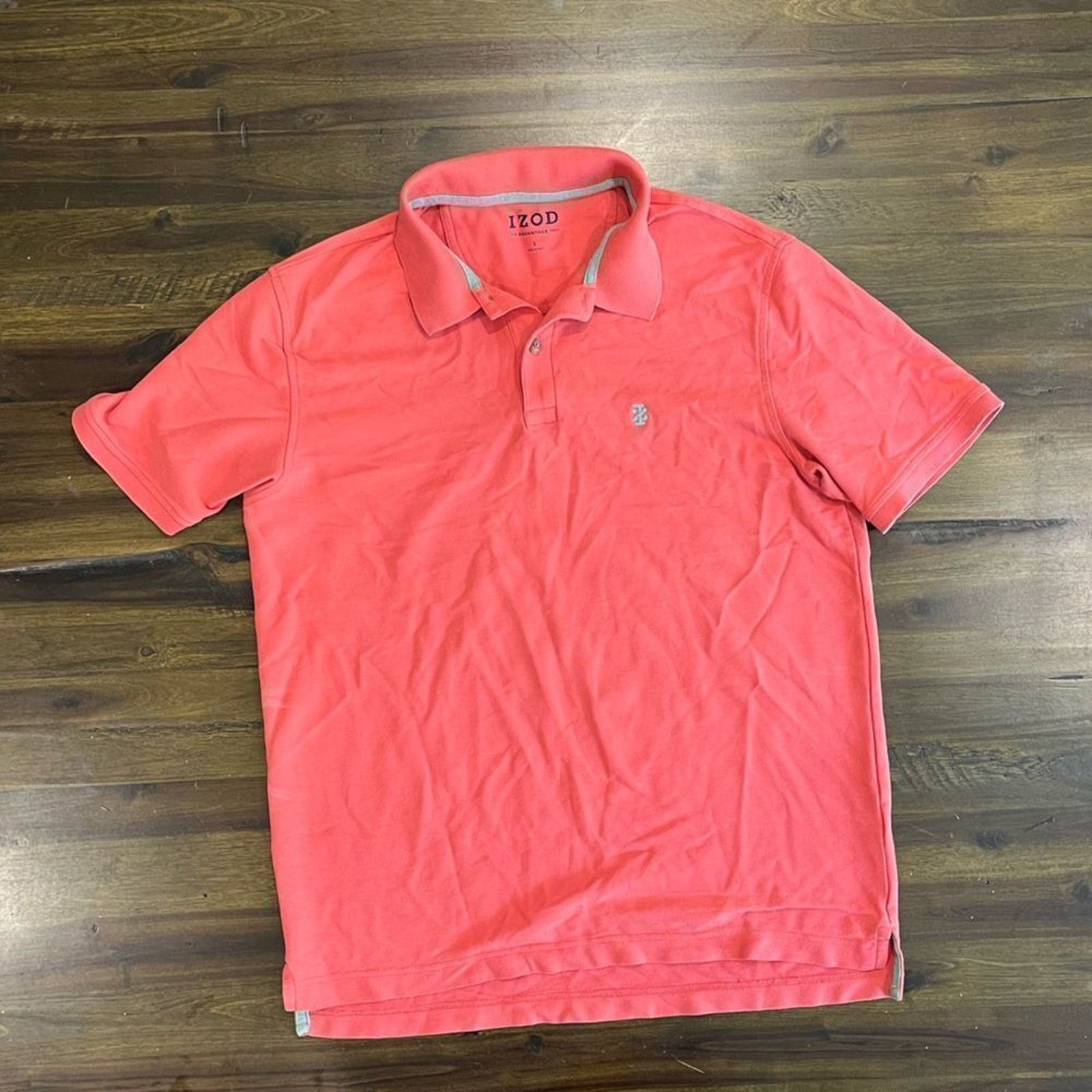 Izod IZOD Men’s Short Sleeve Red "Advantage" Polo - Size L Size US L / EU 52-54 / 3 - 1 Thumbnail