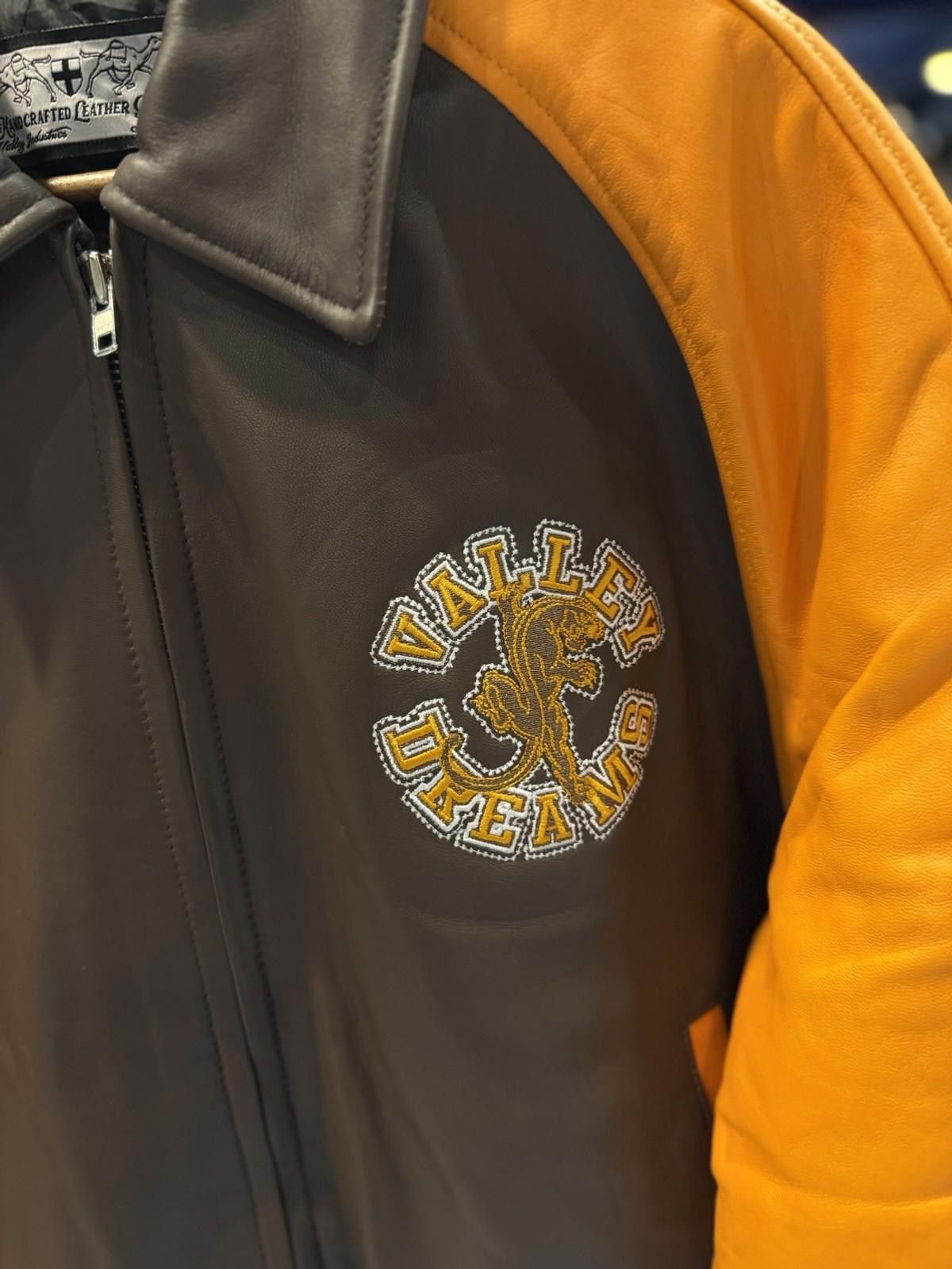 Other ValeLives Valley Leather Jacket Brown Orange Authentic Small Size US S / EU 44-46 / 1 - 10 Thumbnail
