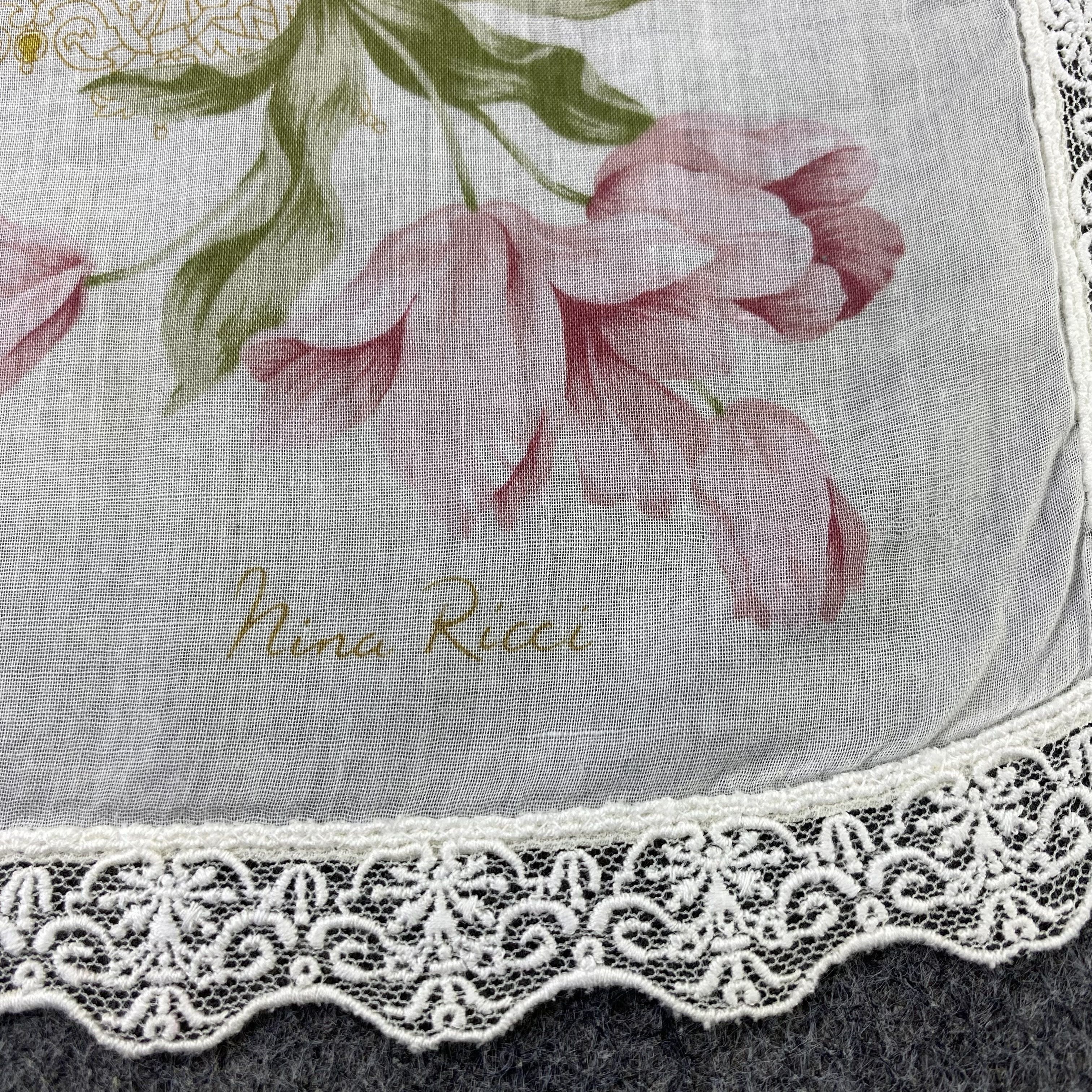 Nina Ricci Nina Ricci Handkerchief / Bandana / Neckerchief-B1540 Size ONE SIZE - 7 Thumbnail