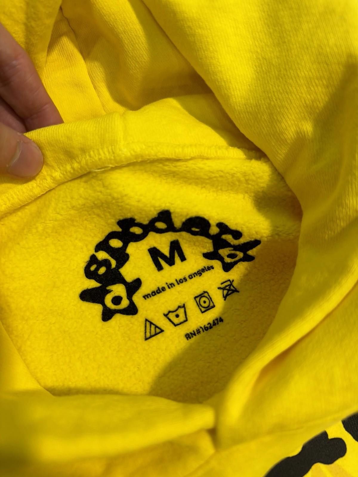 Sp5der Sp5der Worldwide Yellow Hoodie Size (M) (NEW) 100% Authentic Size US M / EU 48-50 / 2 - 8 Thumbnail