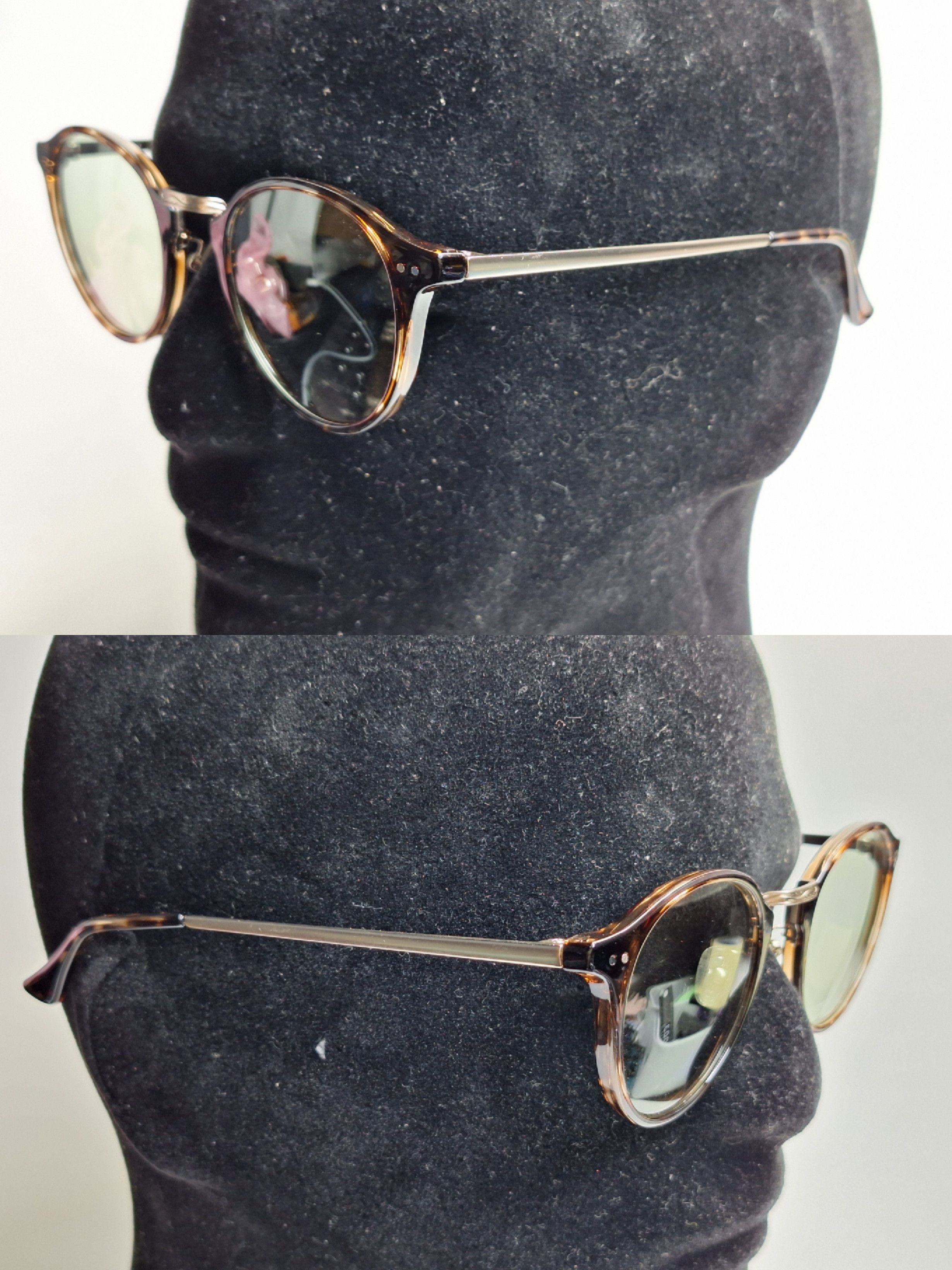 Uniqlo Uniqlo Boston Combination Sunglasses 361-463717 Green Tint Size ONE SIZE - 9 Thumbnail