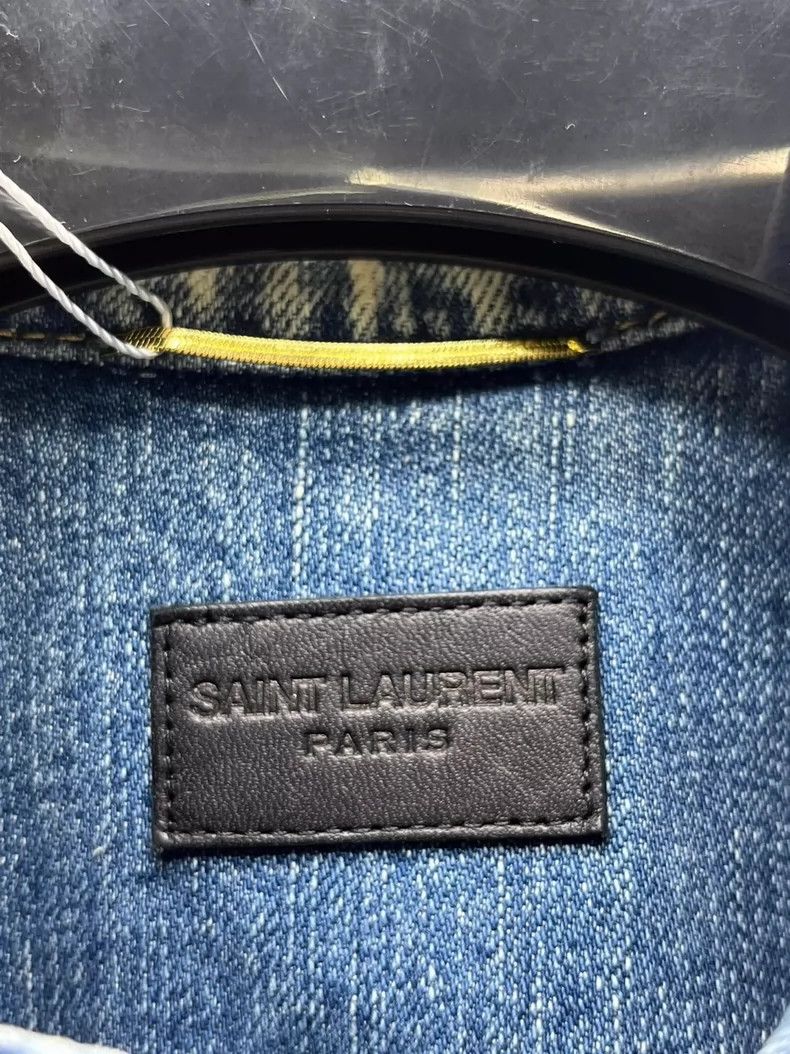 Yves Saint Laurent saint laurent Anchor denim jacket 2501-Nextarrow Size US S / EU 44-46 / 1 - 5 Thumbnail