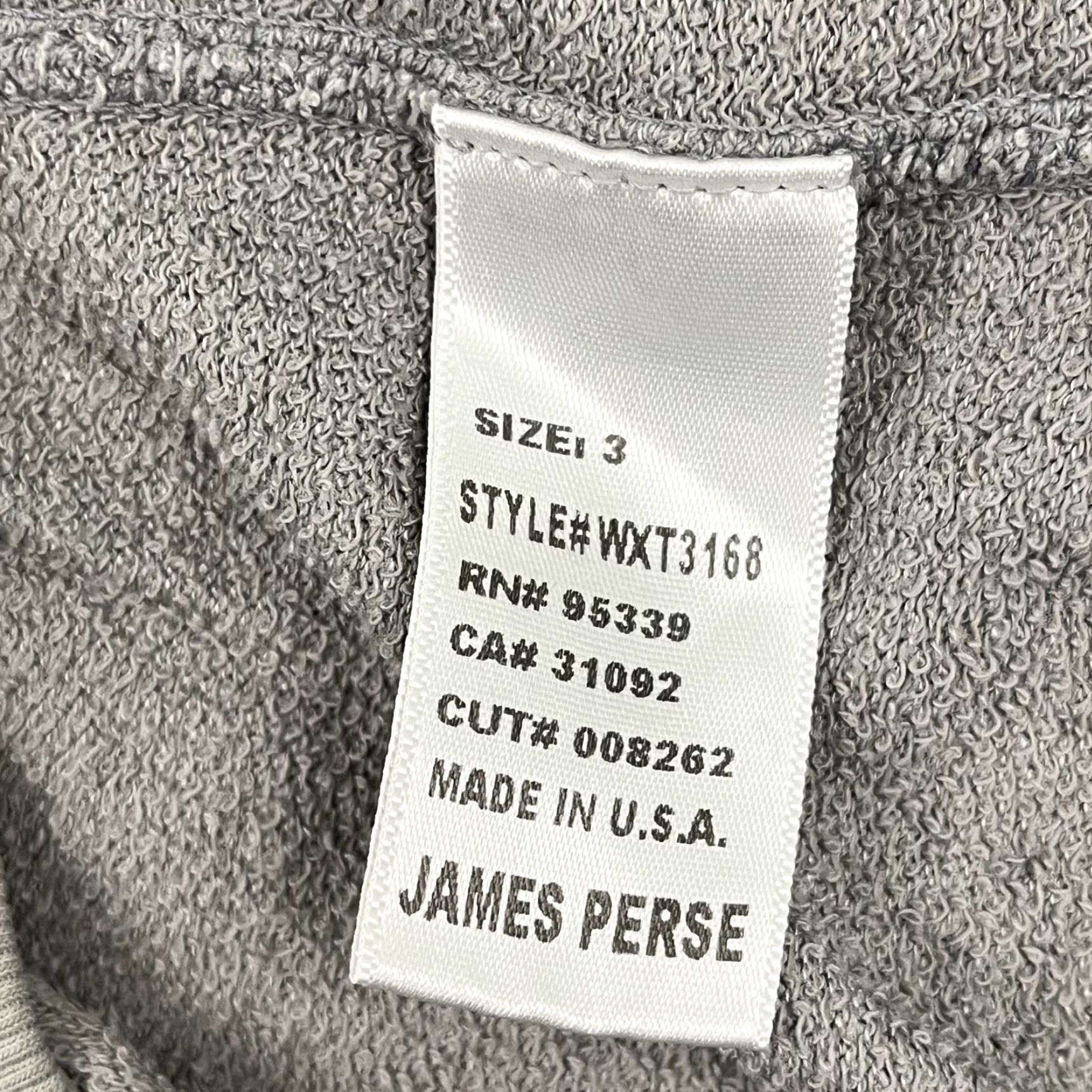 James Perse VINTAGE James Perse Shirt Womens Sz 3 Large Raglan 3/4 Sleeve Cotton Modal Polyester Gray Knit Top Regular Fit Women Size XS / US 0-2 / IT 36-38 - 3 Thumbnail
