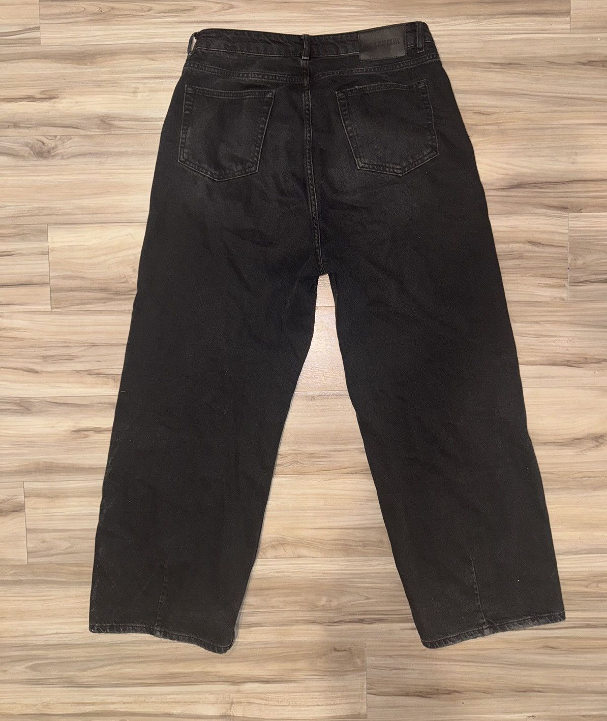 Han Kjobenhavn Han Kjobenhavn Black Wide Jeans Size US 31 - 3 Thumbnail