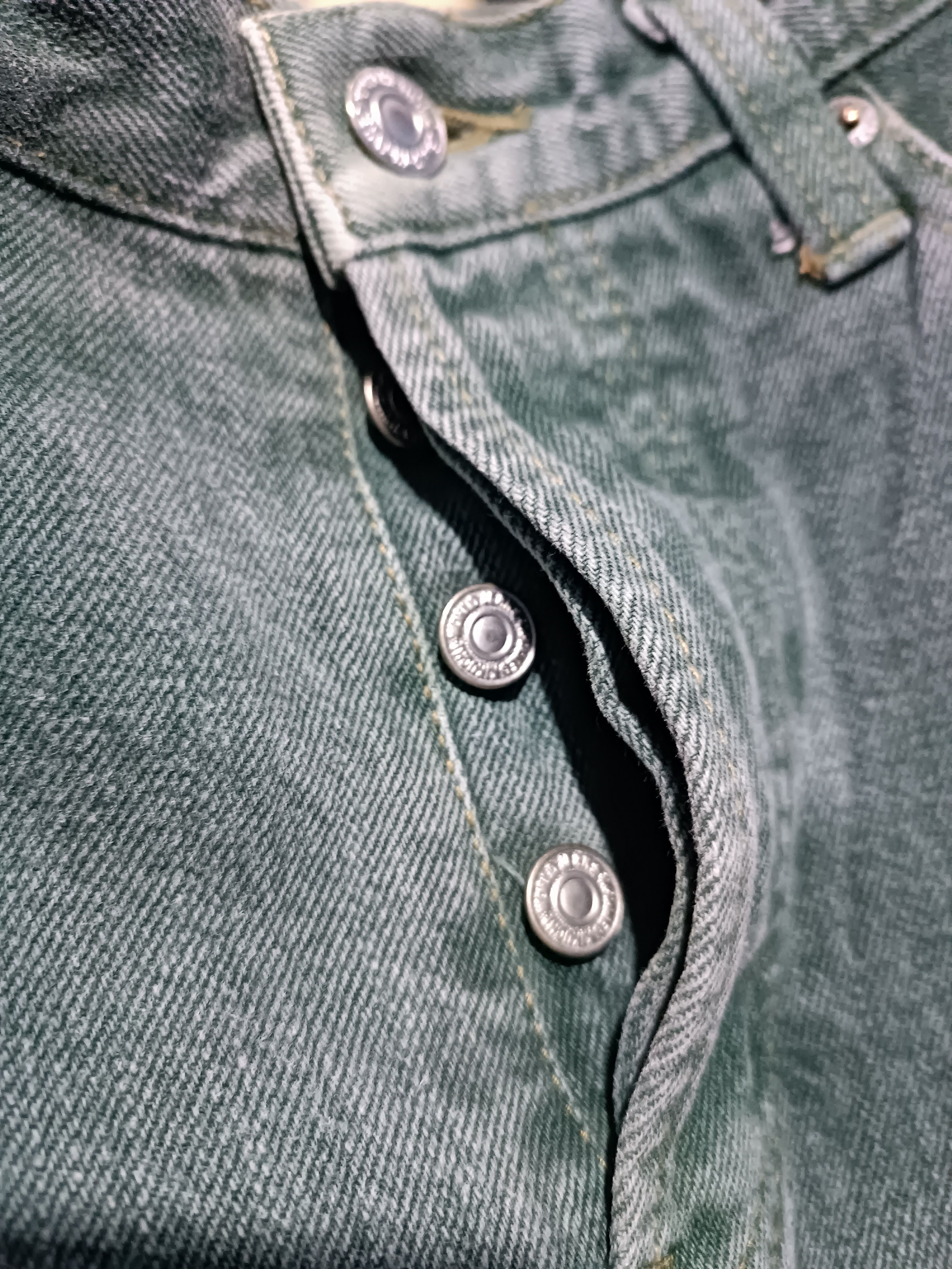 Takeo Kikuchi Takeo Kikuchi Green Cast Slim Denim Jeans Japan Size US 32 / EU 48 - 3 Thumbnail