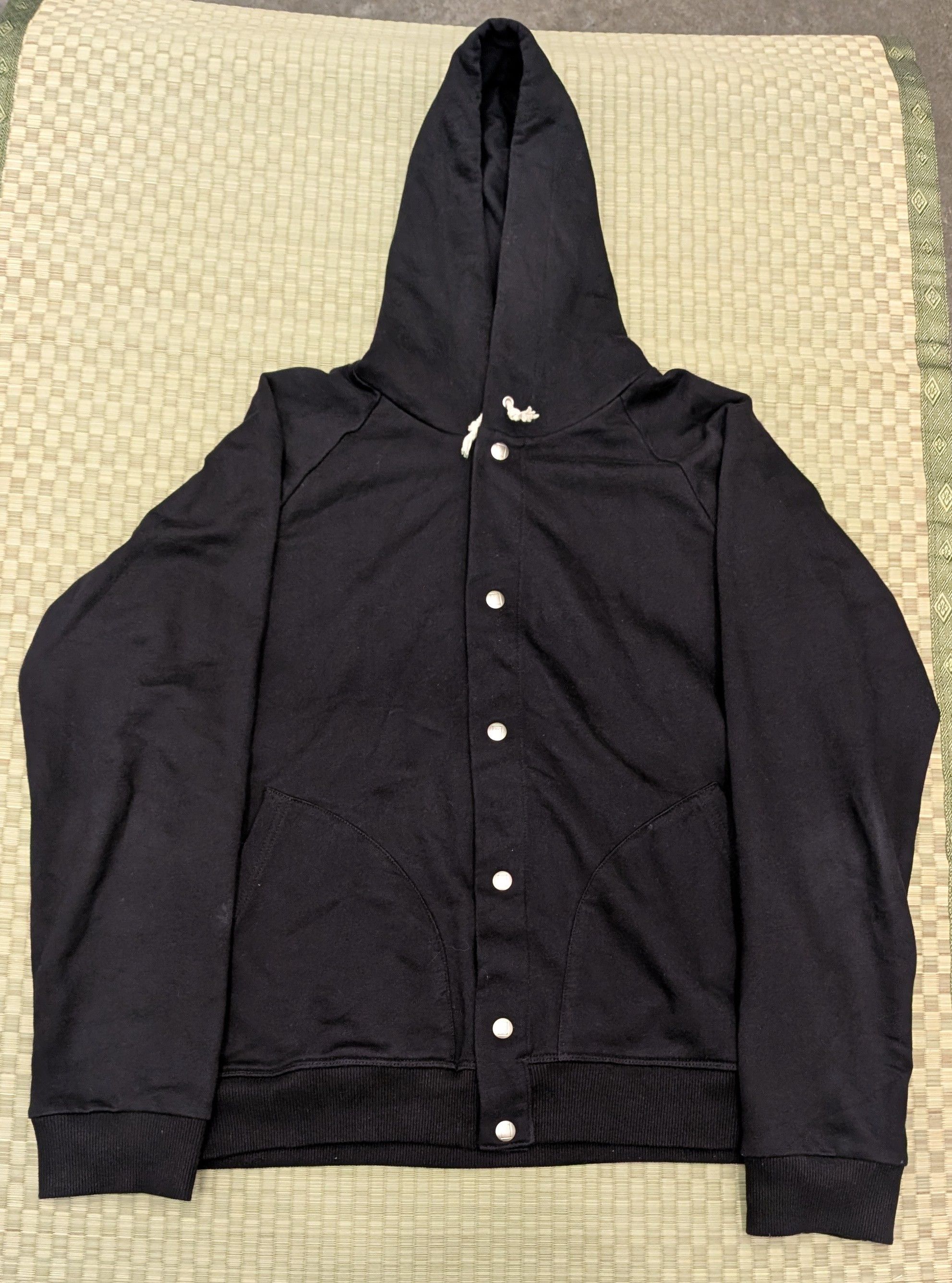 Freeman Freeman Seattle Snap Button Terry Hoodie Black Made in USA Size US M / EU 48-50 / 2 - 1 Thumbnail