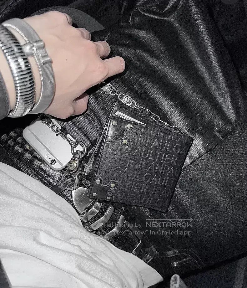 Saint Laurent Paris Saint Laurent Paris Black Three-Part Buckle Belt i Size ONE SIZE - 1 Thumbnail