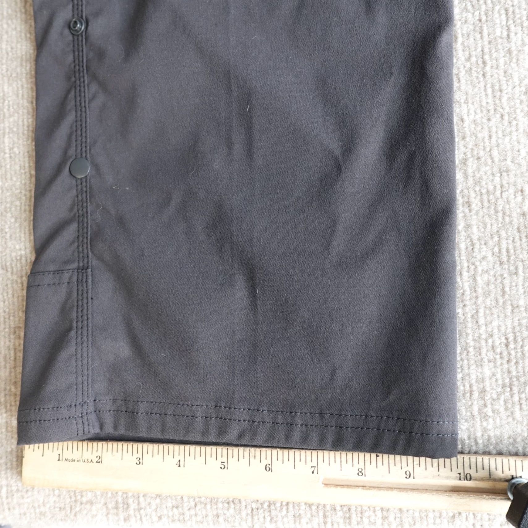 Prana prAna Zion Pants 40 x 33 Gray Cargo Belted Stretch Men Pants Size US 40 / EU 56 - 4 Thumbnail