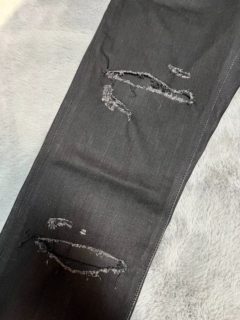 Saint Laurent Paris saint Laurent parisFall/Winter Black Wrecking Jeans 2503-N Size US 32 / EU 48 - 6 Thumbnail